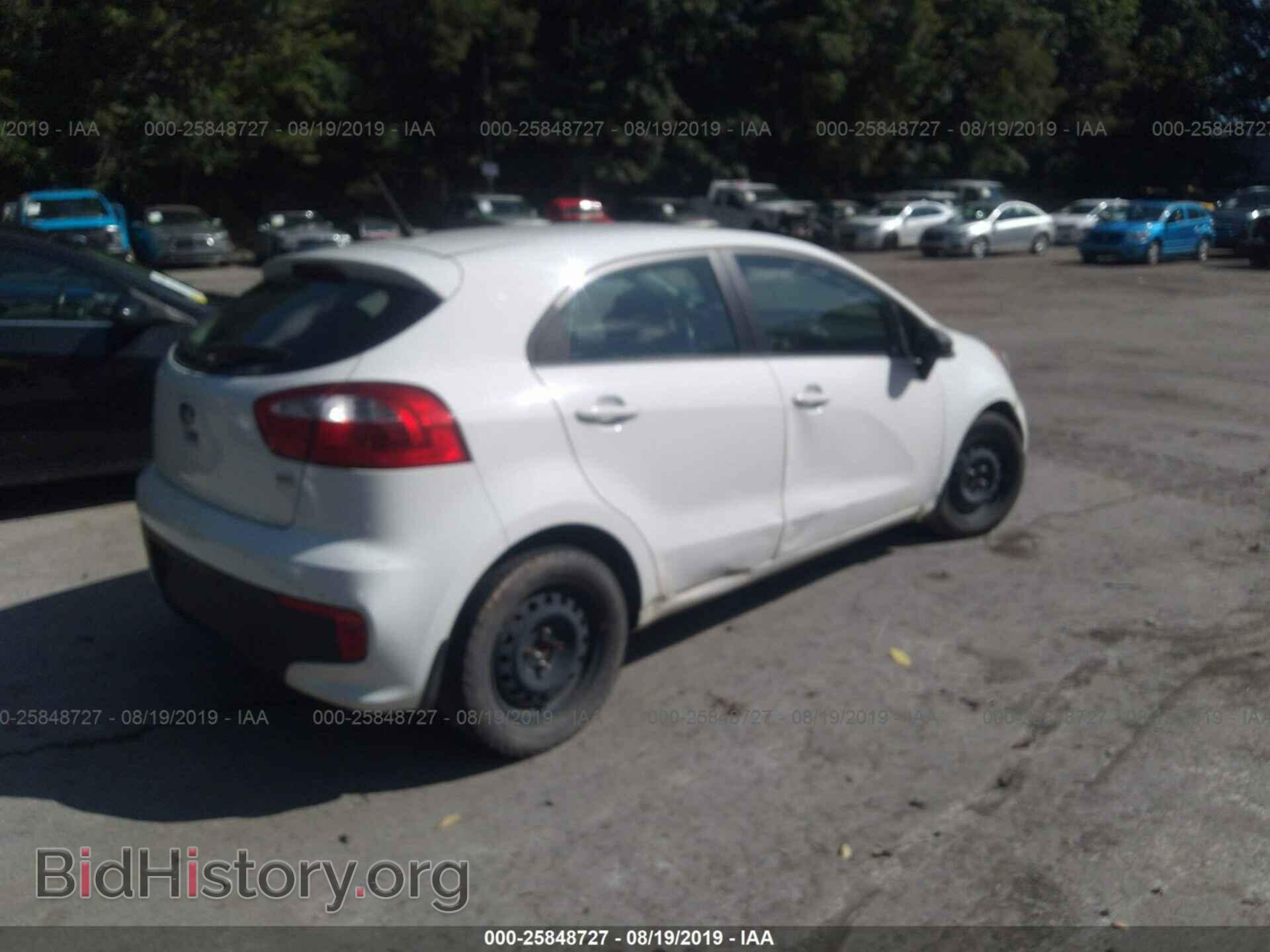 2016 KIA RIO - VIN: KNADM5A38G6658360 - Фото 4