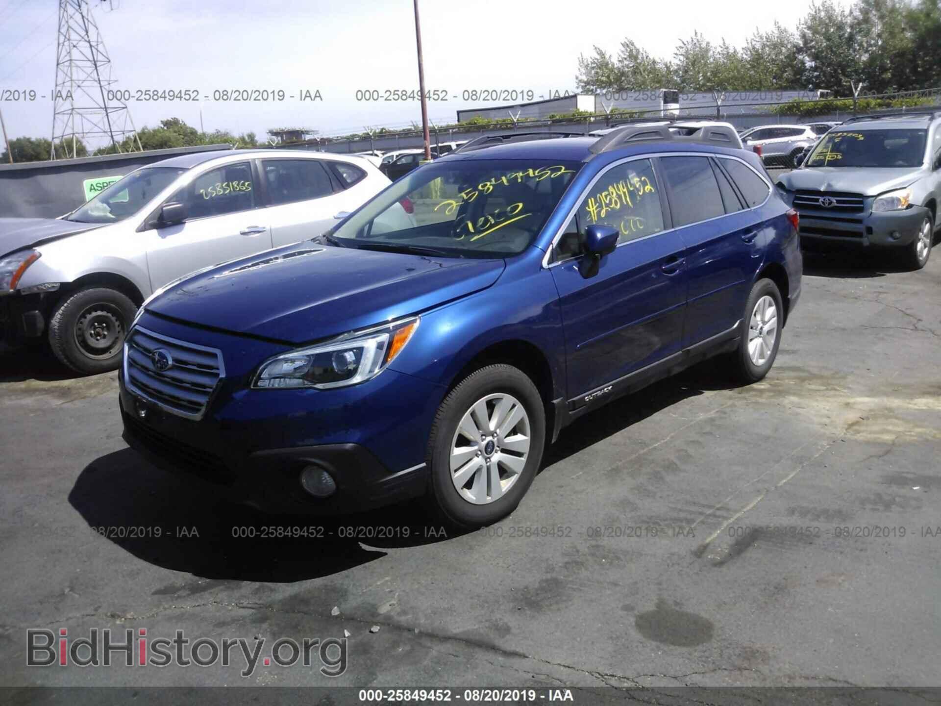 2017 SUBARU OUTBACK - VIN: 4S4BSAFC7H3372029 - Фото 2