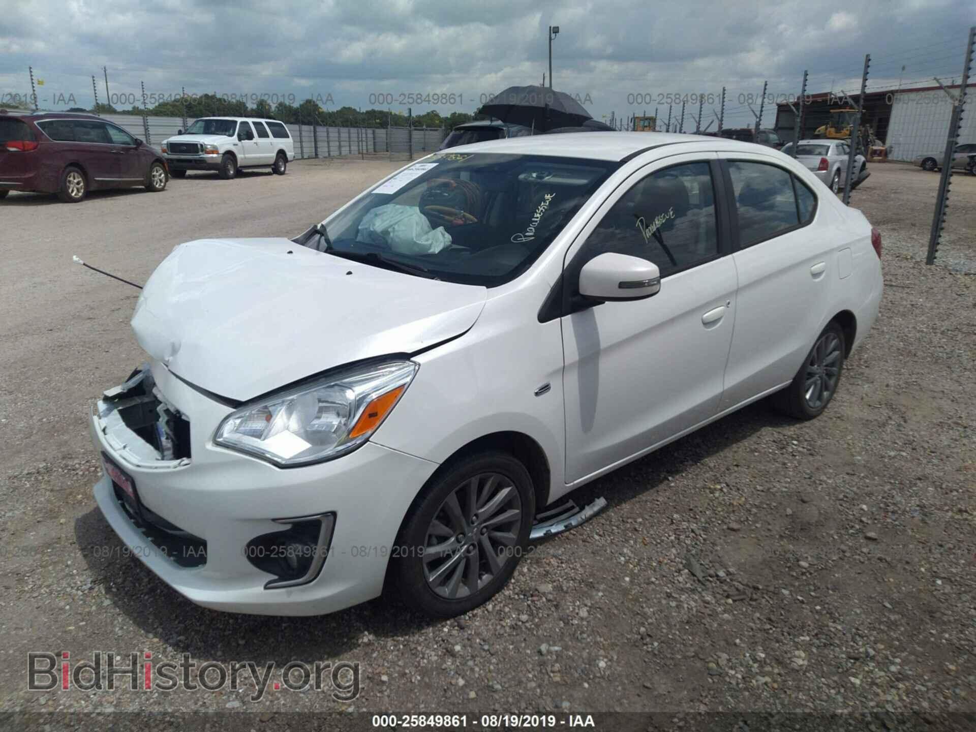 2017 MITSUBISHI MIRAGE - VIN: ML32F4FJ1HHF11704 - Фото 2
