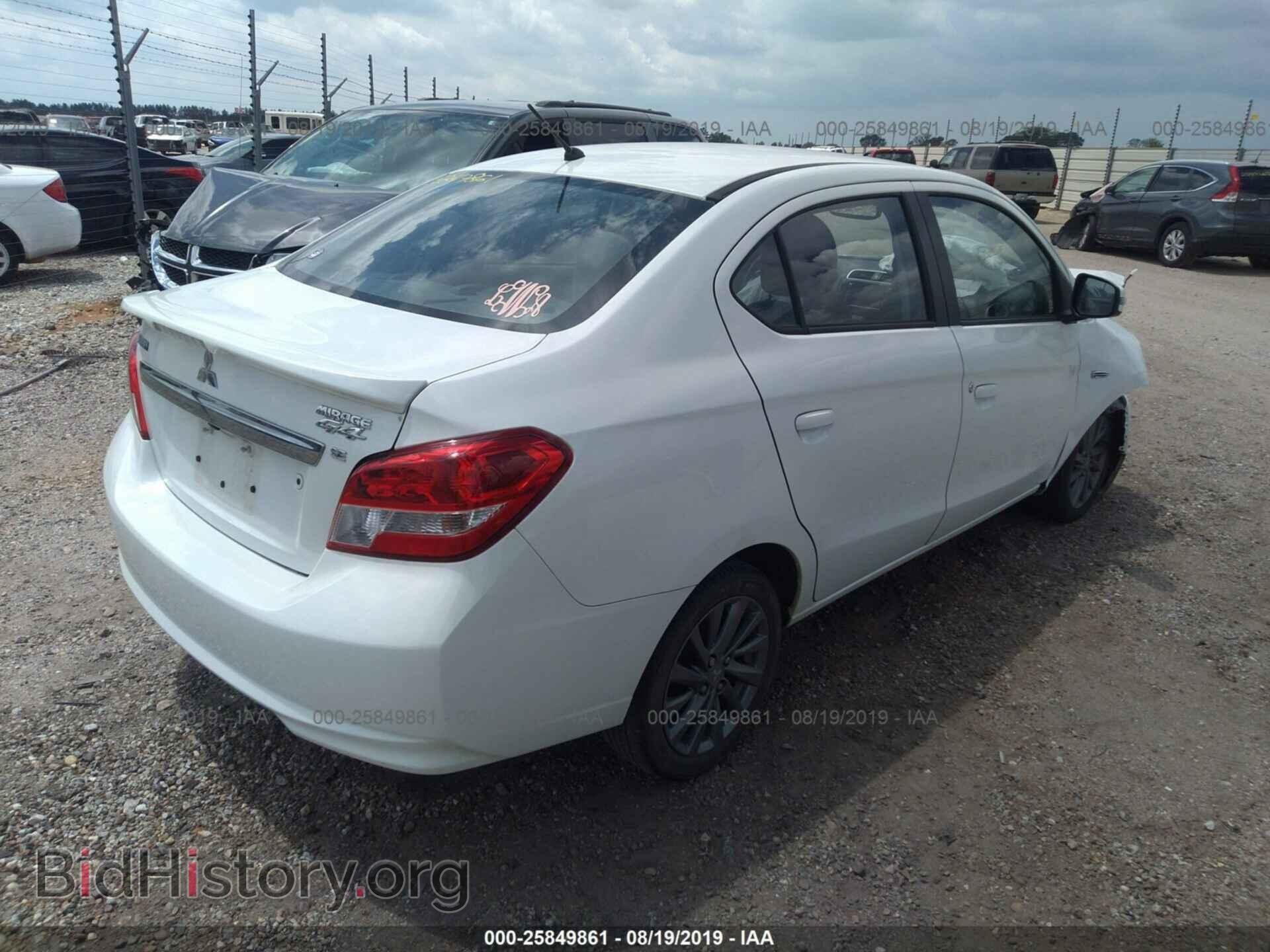 2017 MITSUBISHI MIRAGE - VIN: ML32F4FJ1HHF11704 - Фото 4