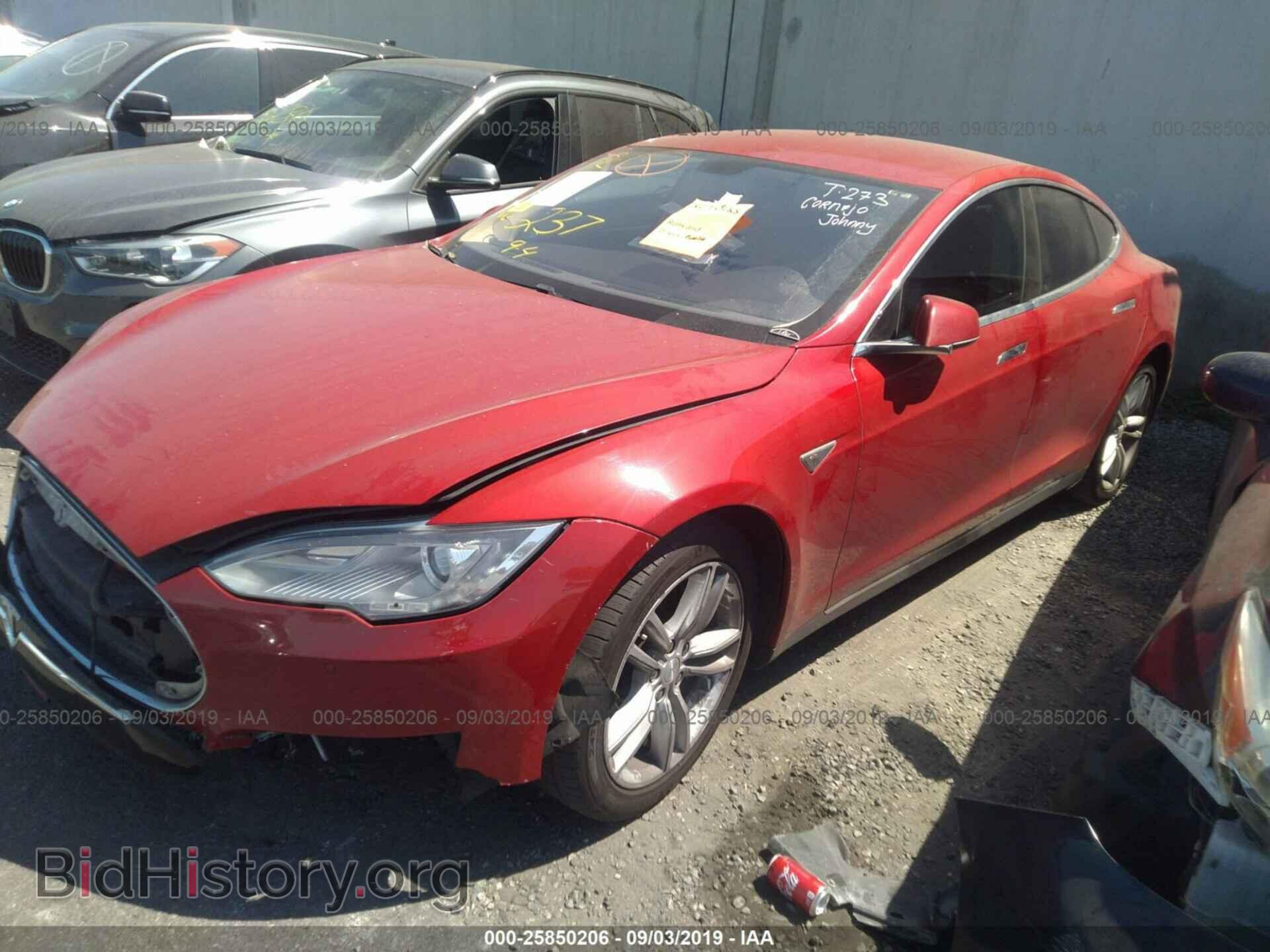 2014 TESLA MODEL S - VIN: 5YJSA1H11EFP44711 - Photo 2