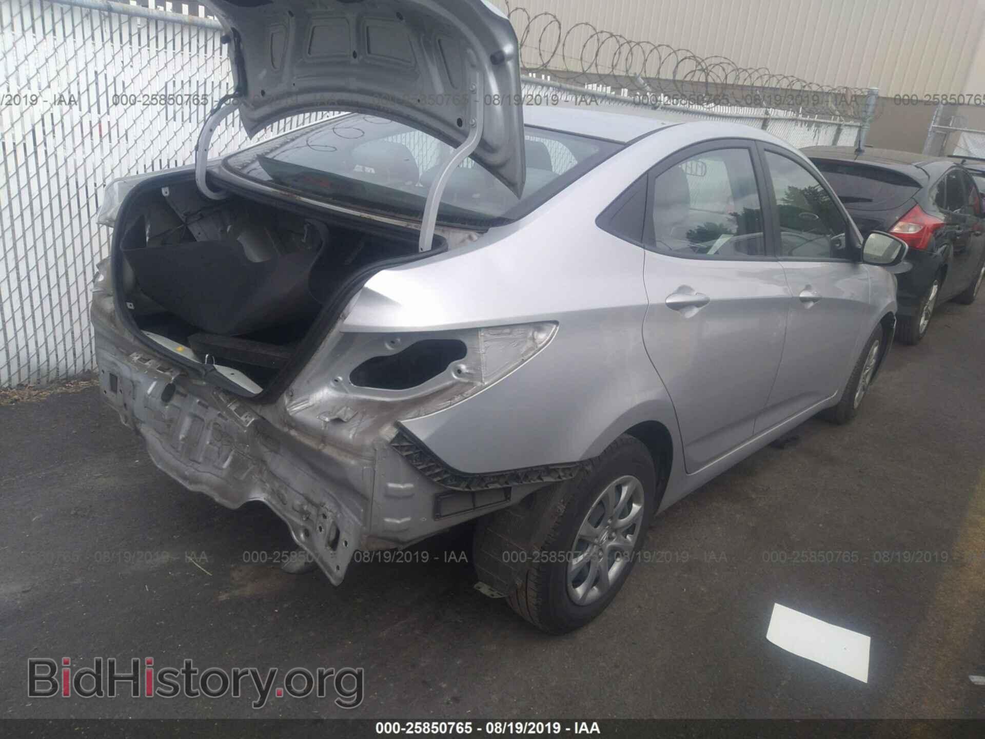 2014 HYUNDAI ACCENT - VIN: KMHCT4AEXEU731195 - Фото 4