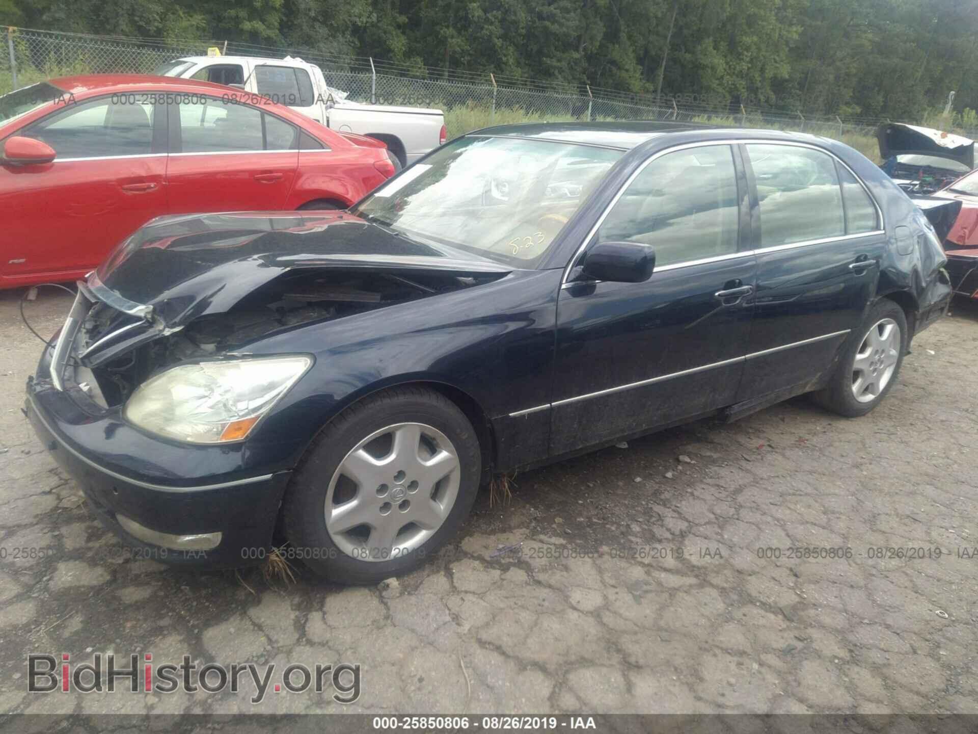 2004 LEXUS LS - VIN: JTHBN36F440147028 - Фото 2