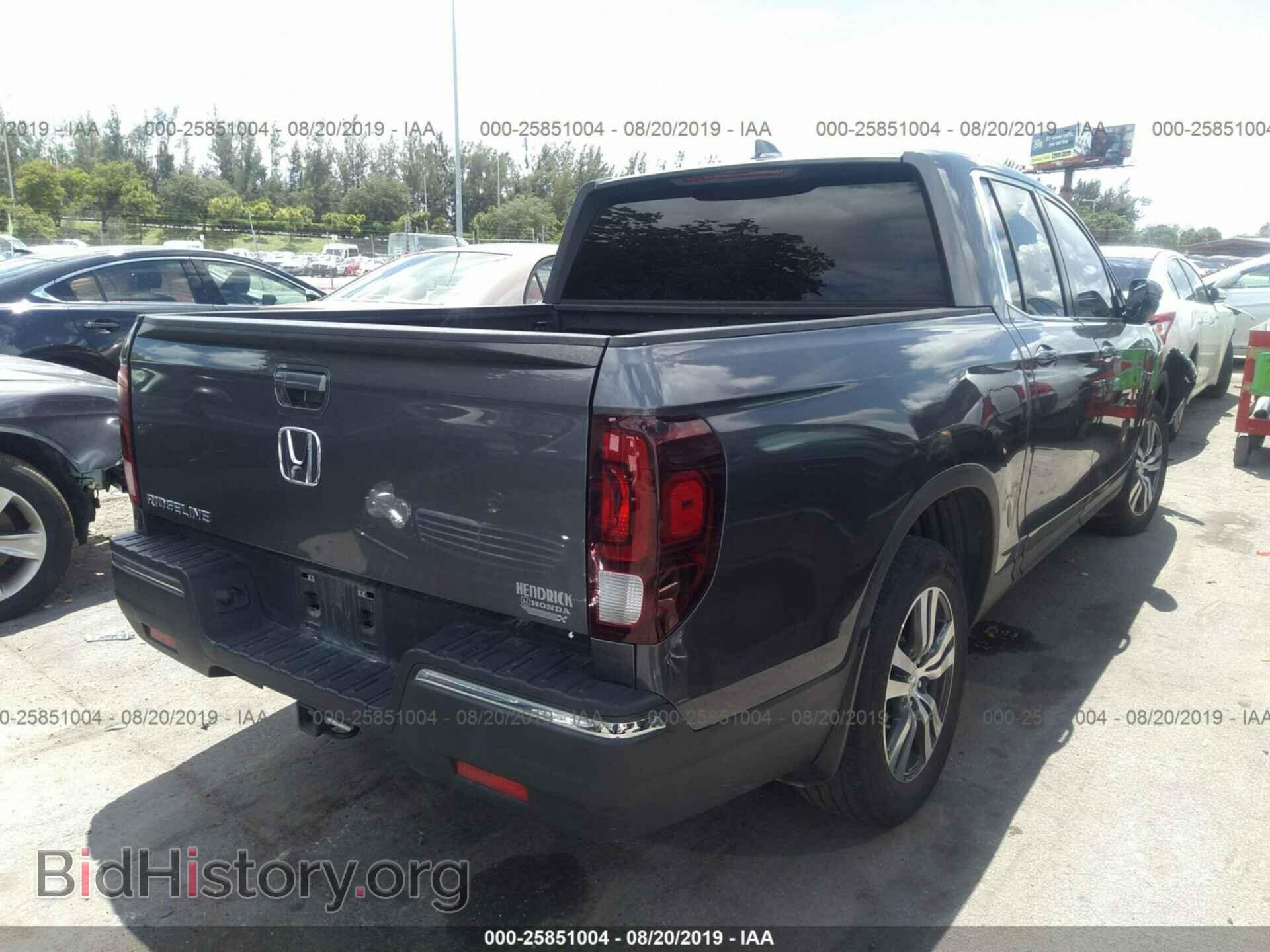 2017 HONDA RIDGELINE - VIN: 5FPYK2F44HB005029 - Фото 4