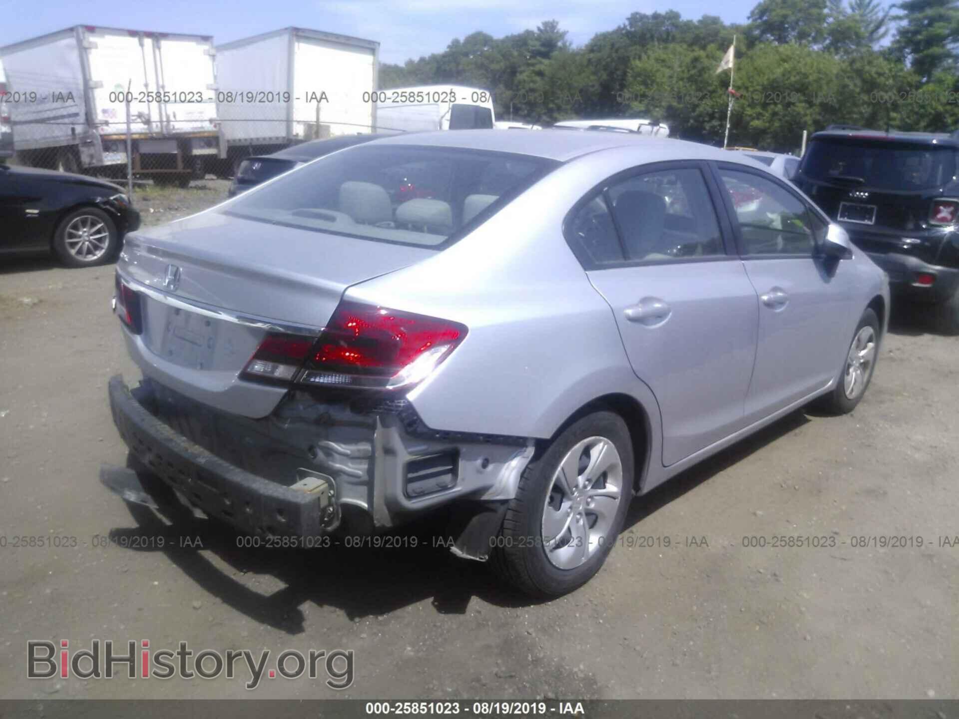 2013 HONDA CIVIC - VIN: 2HGFB2F58DH561844 - Фото 4