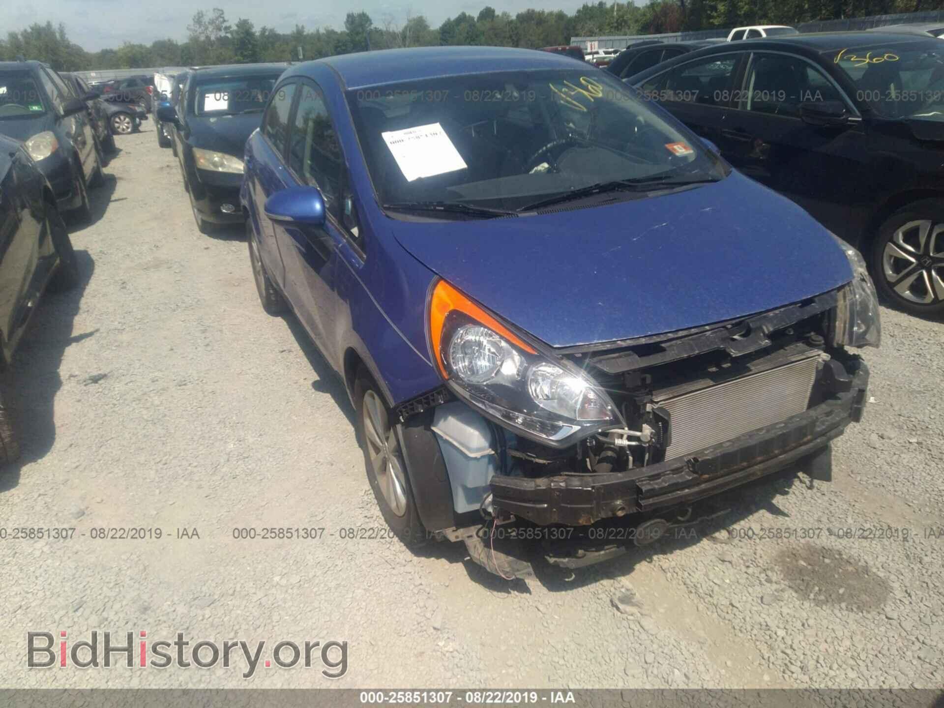 Фотография KNADN5A38D6212928 - KIA RIO 2013