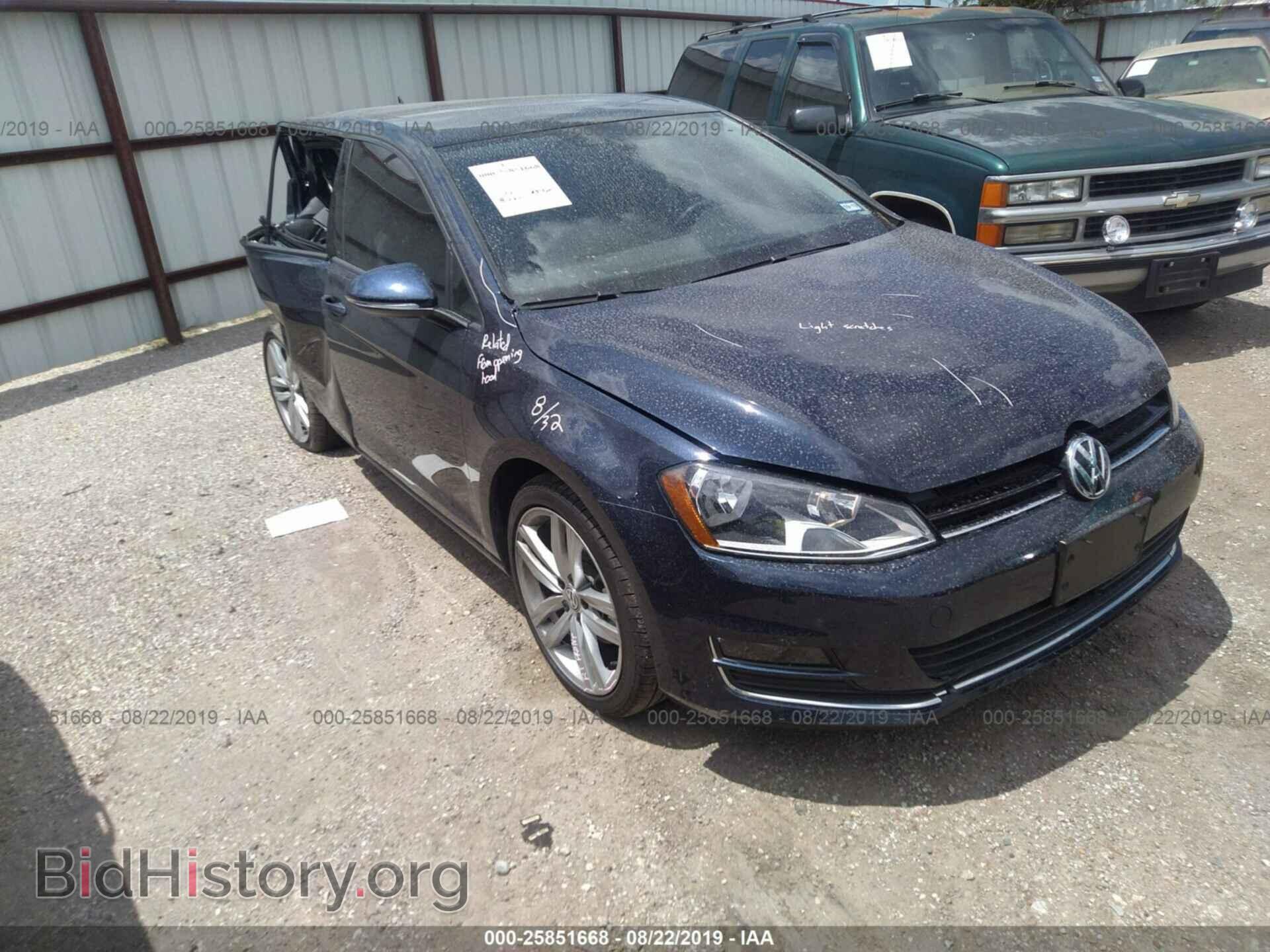 Фотография 3VW217AU3HM014285 - VOLKSWAGEN GOLF 2017