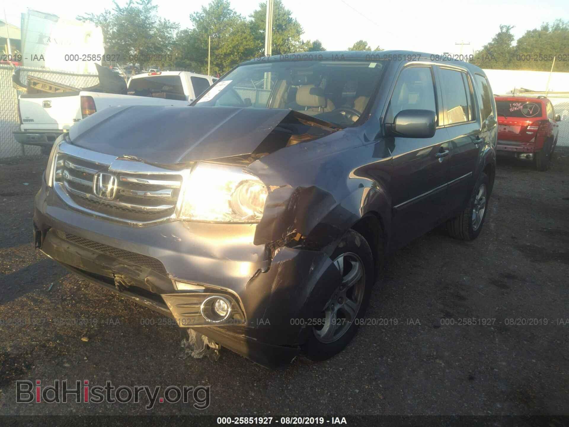 2013 HONDA PILOT - VIN: 5FNYF3H68DB027160 - Фото 2