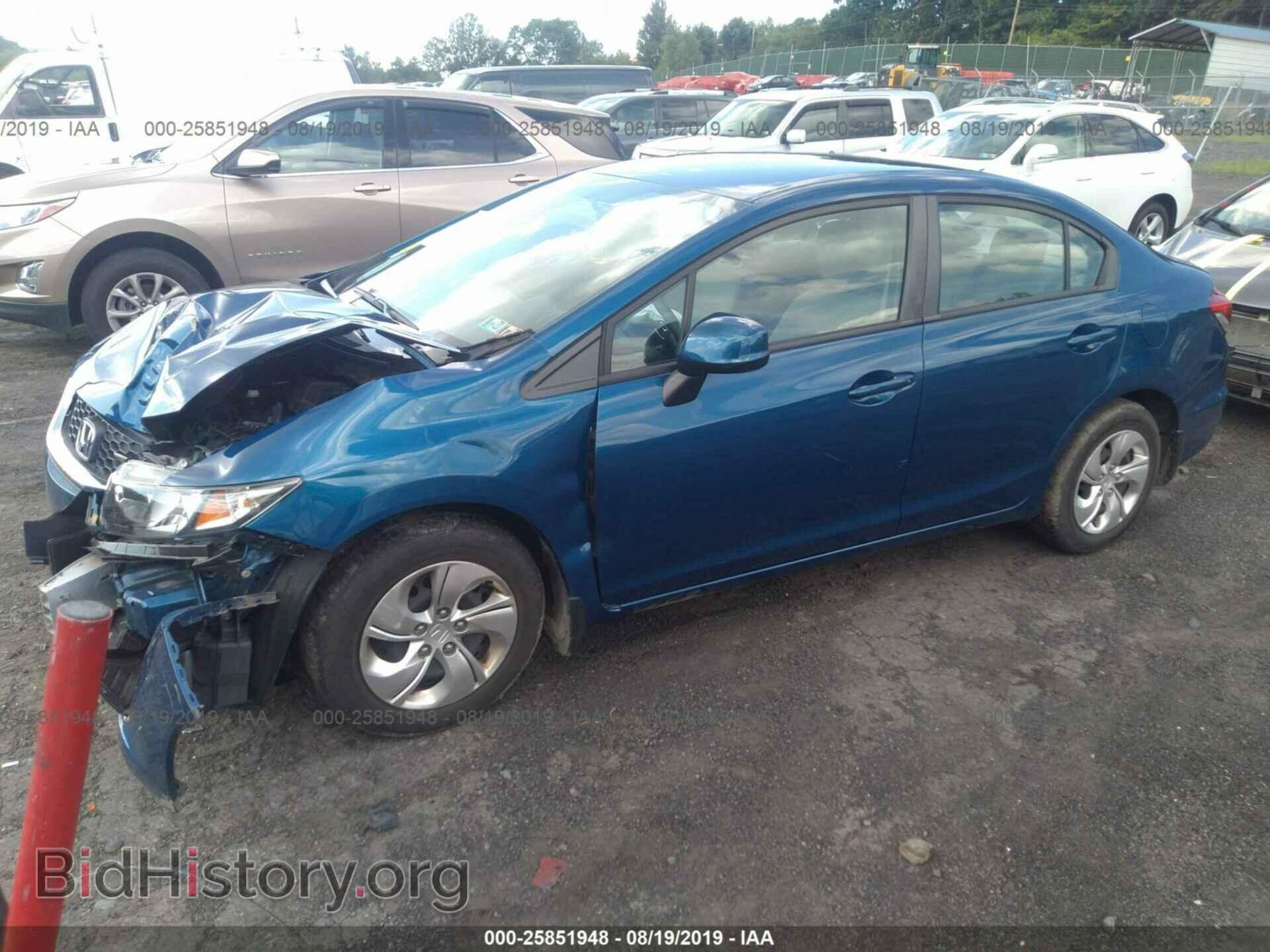 2013 HONDA CIVIC - VIN: 19XFB2F52DE259766 - Фото 2