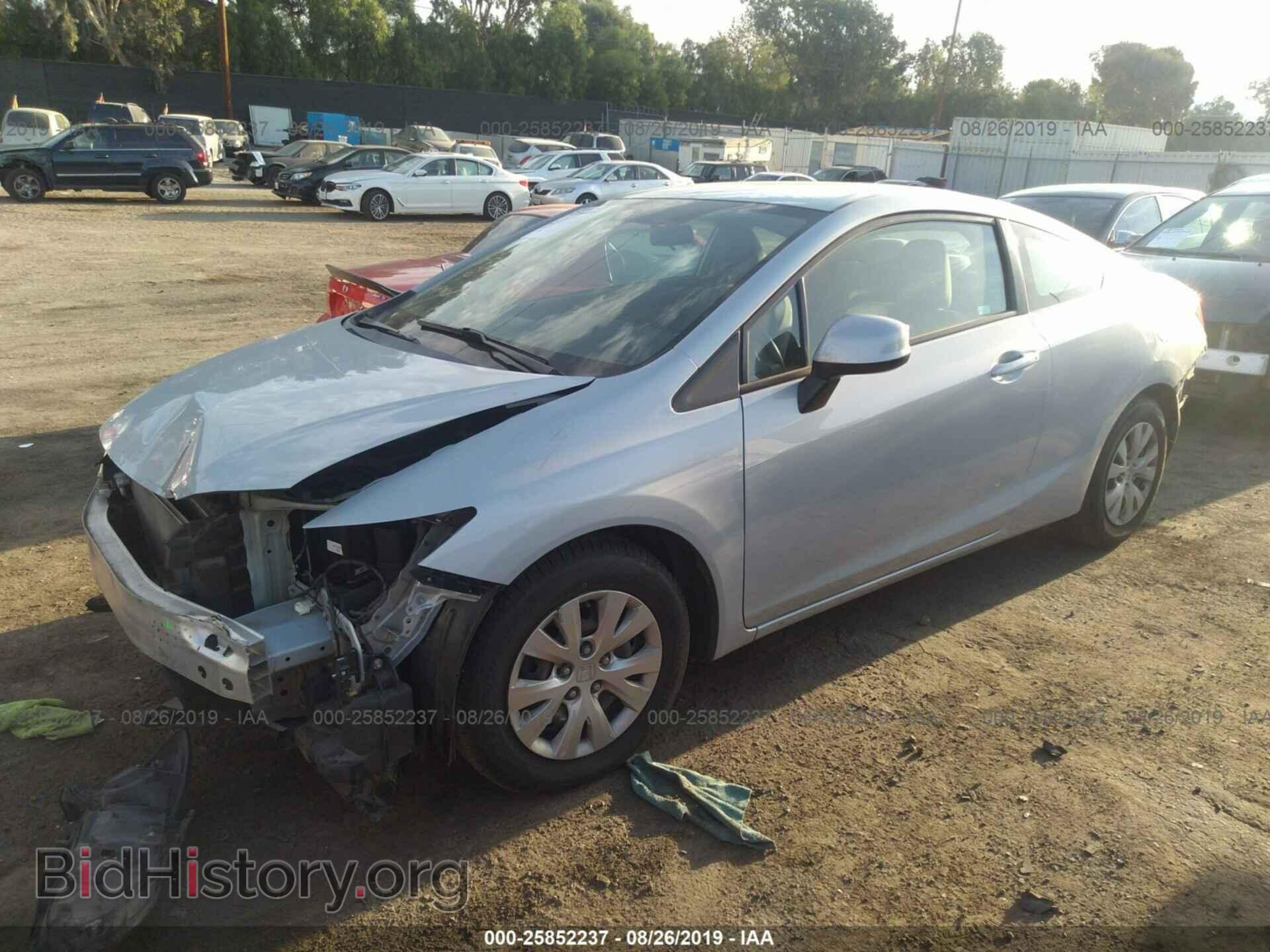 2012 HONDA CIVIC - VIN: 2HGFG3B53CH522221 - Фото 2