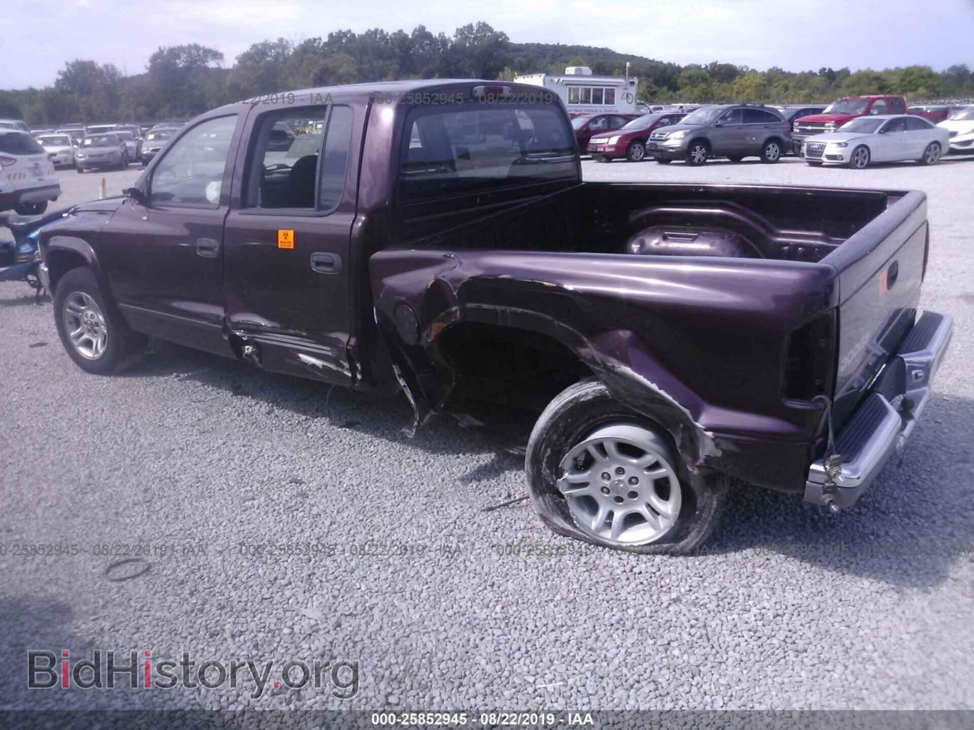 2004 DODGE DAKOTA - VIN: 1D7HL48N54S584610 - Фото 3