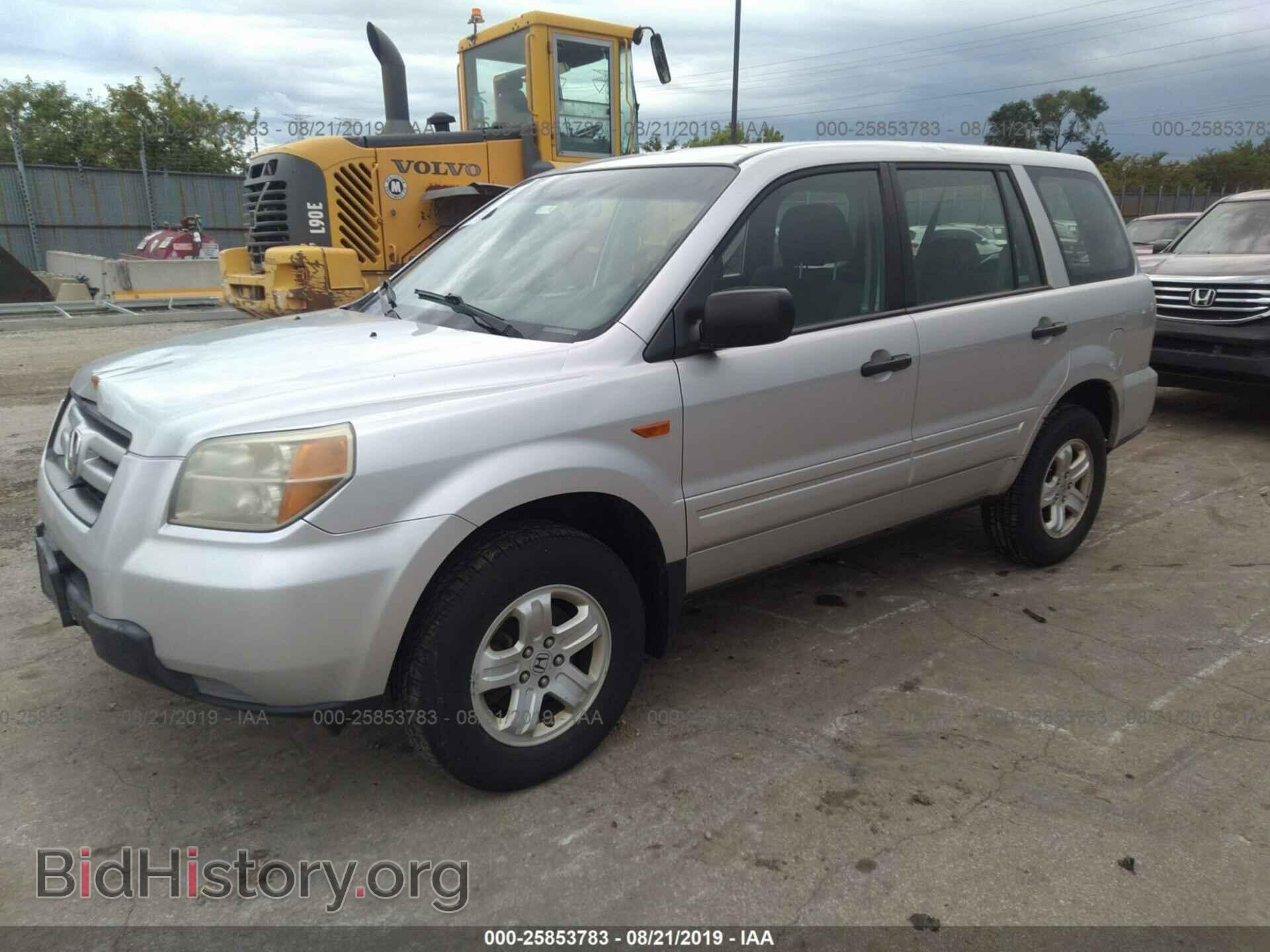 2006 HONDA PILOT - VIN: 2HKYF18196H504255 - Фото 2