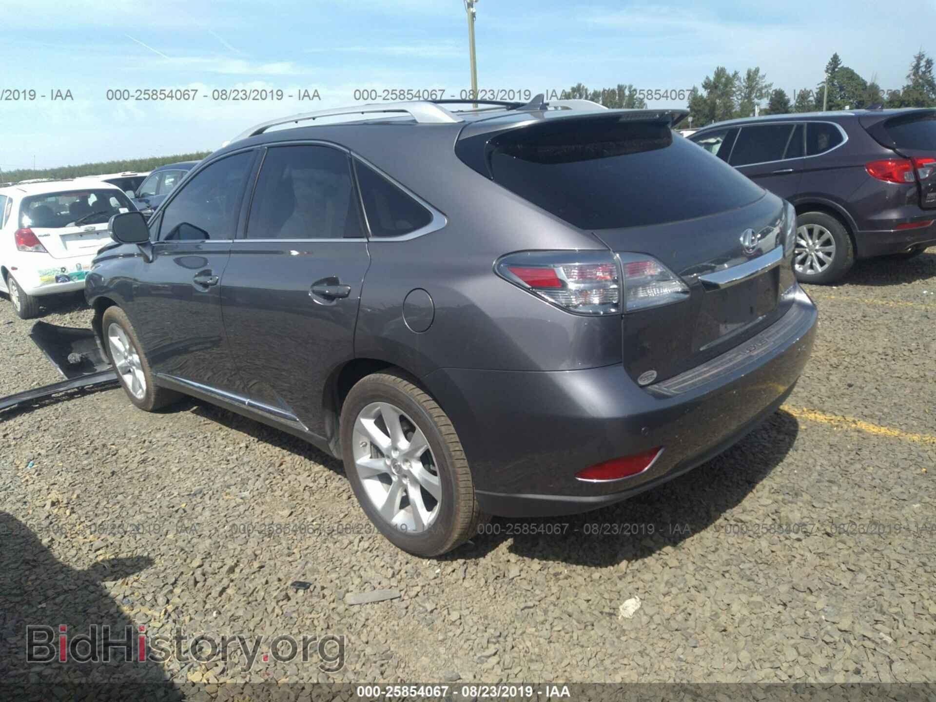 2012 LEXUS RX - VIN: 2T2BK1BA7CC129258 - Фото 3