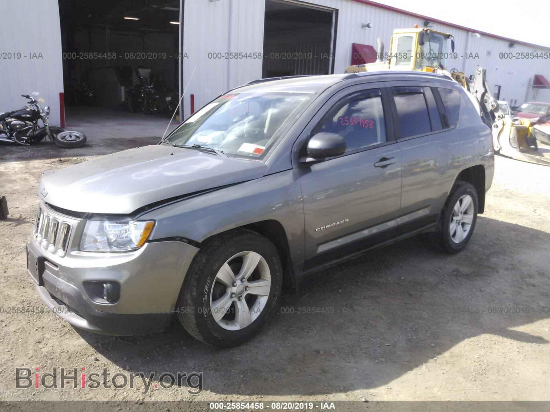2012 JEEP COMPASS - VIN: 1C4NJDEB7CD645391 - Фото 2