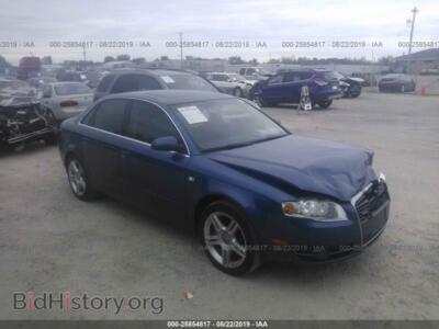 2007 Audi A4 2.0T Quattro, blue — VIN WAUDF78E67A233813, IAAI