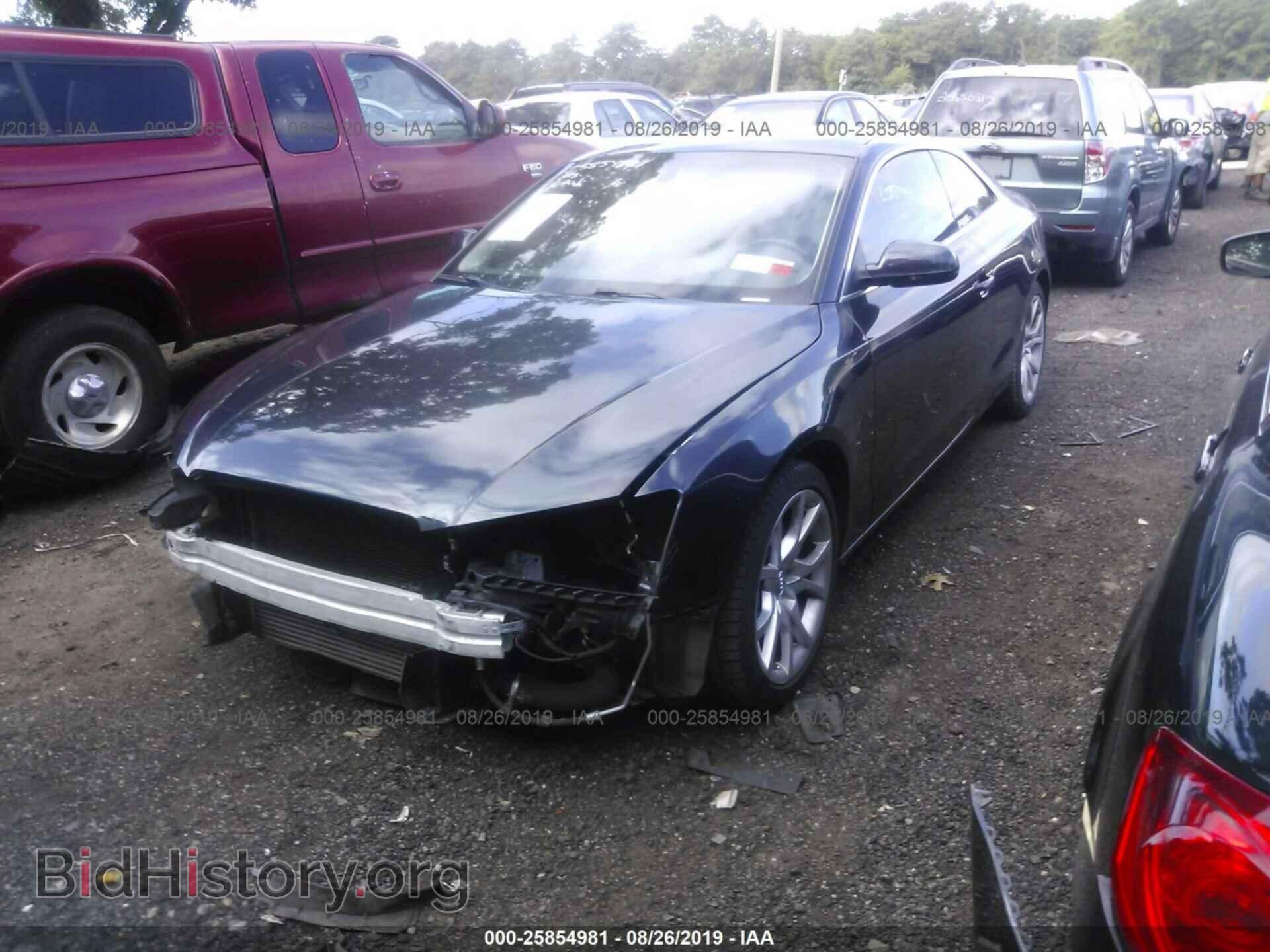 2012 AUDI A5 - VIN: WAUCFAFR2CA017191 - Фото 2