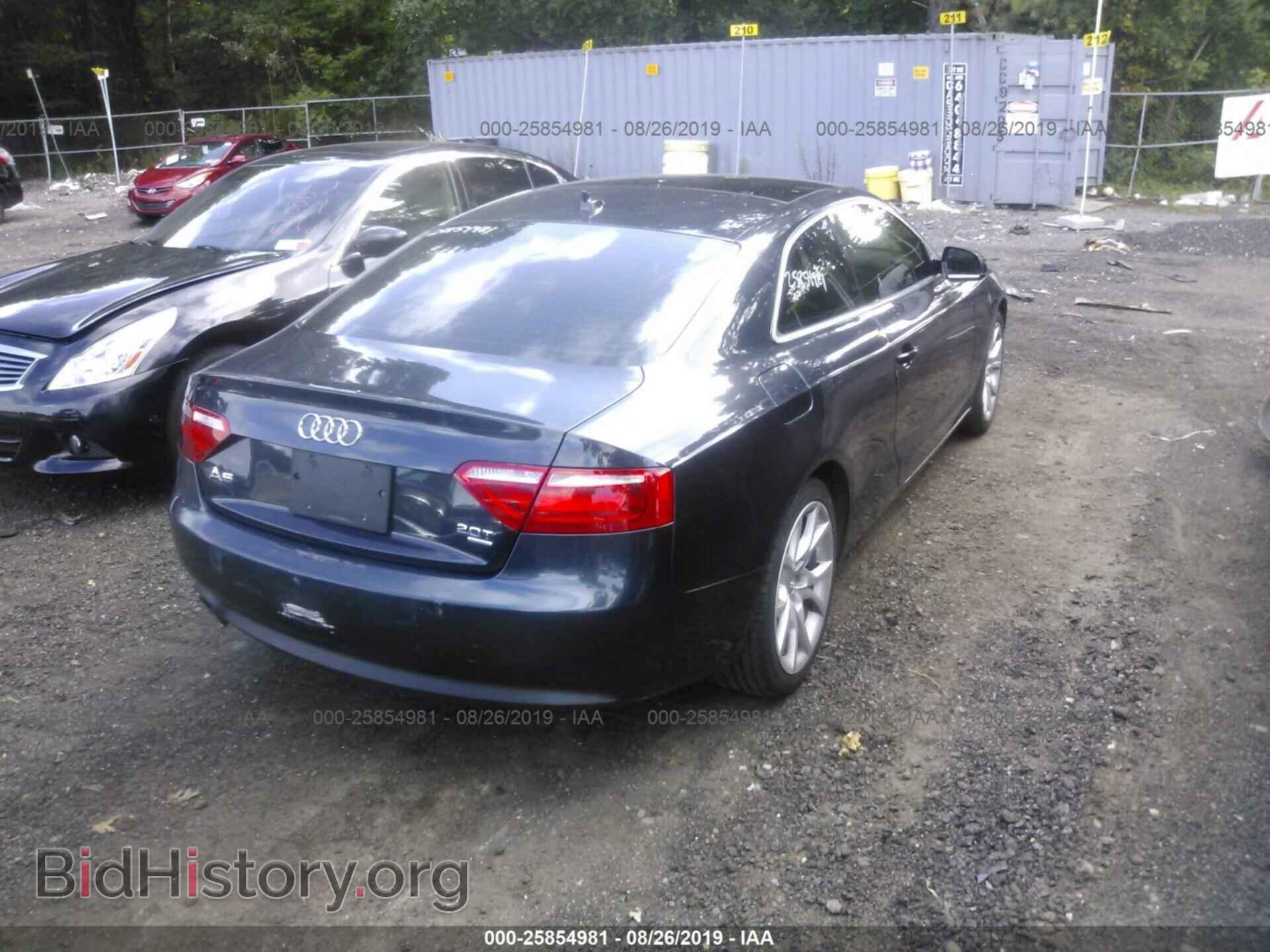 2012 AUDI A5 - VIN: WAUCFAFR2CA017191 - Фото 4