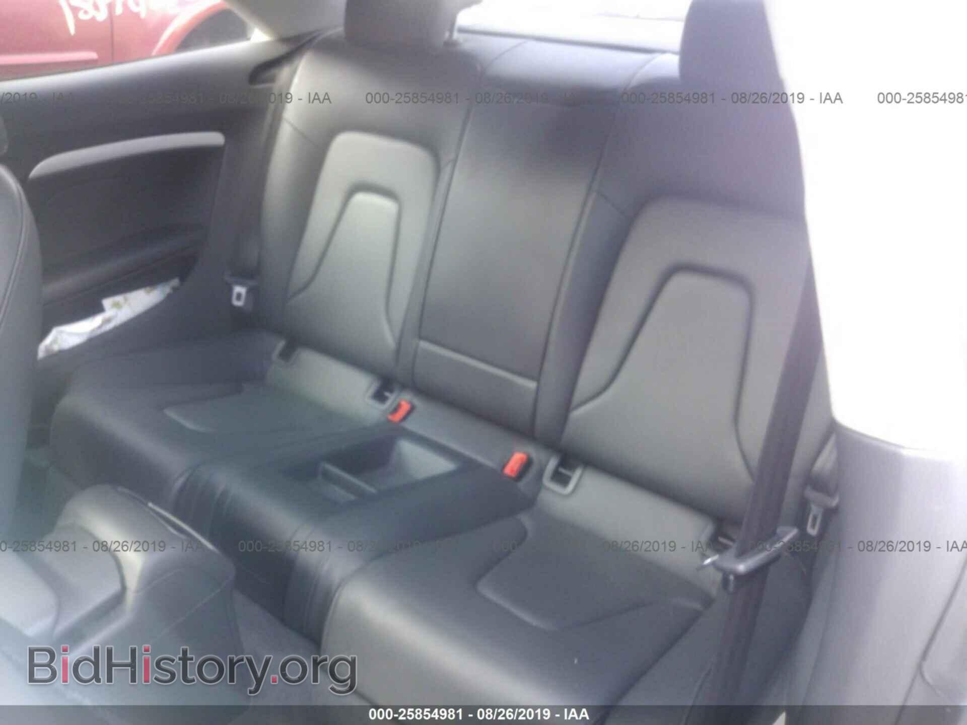 2012 AUDI A5 - VIN: WAUCFAFR2CA017191 - Фото 8