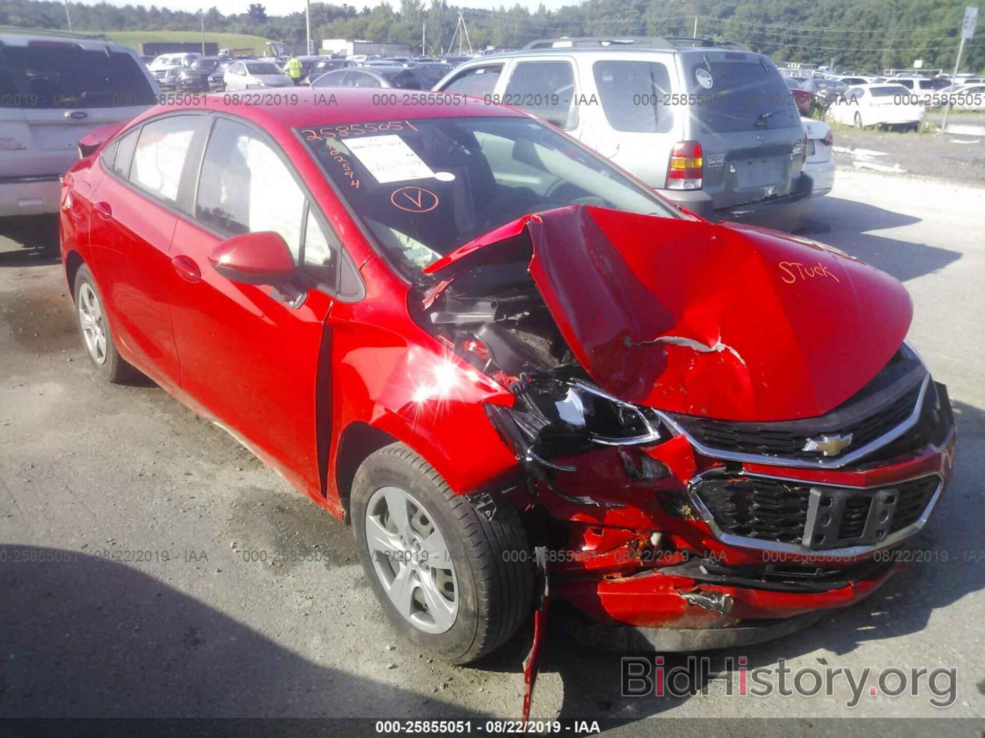 Photo 1G1BC5SM5G7260658 - CHEVROLET CRUZE 2016