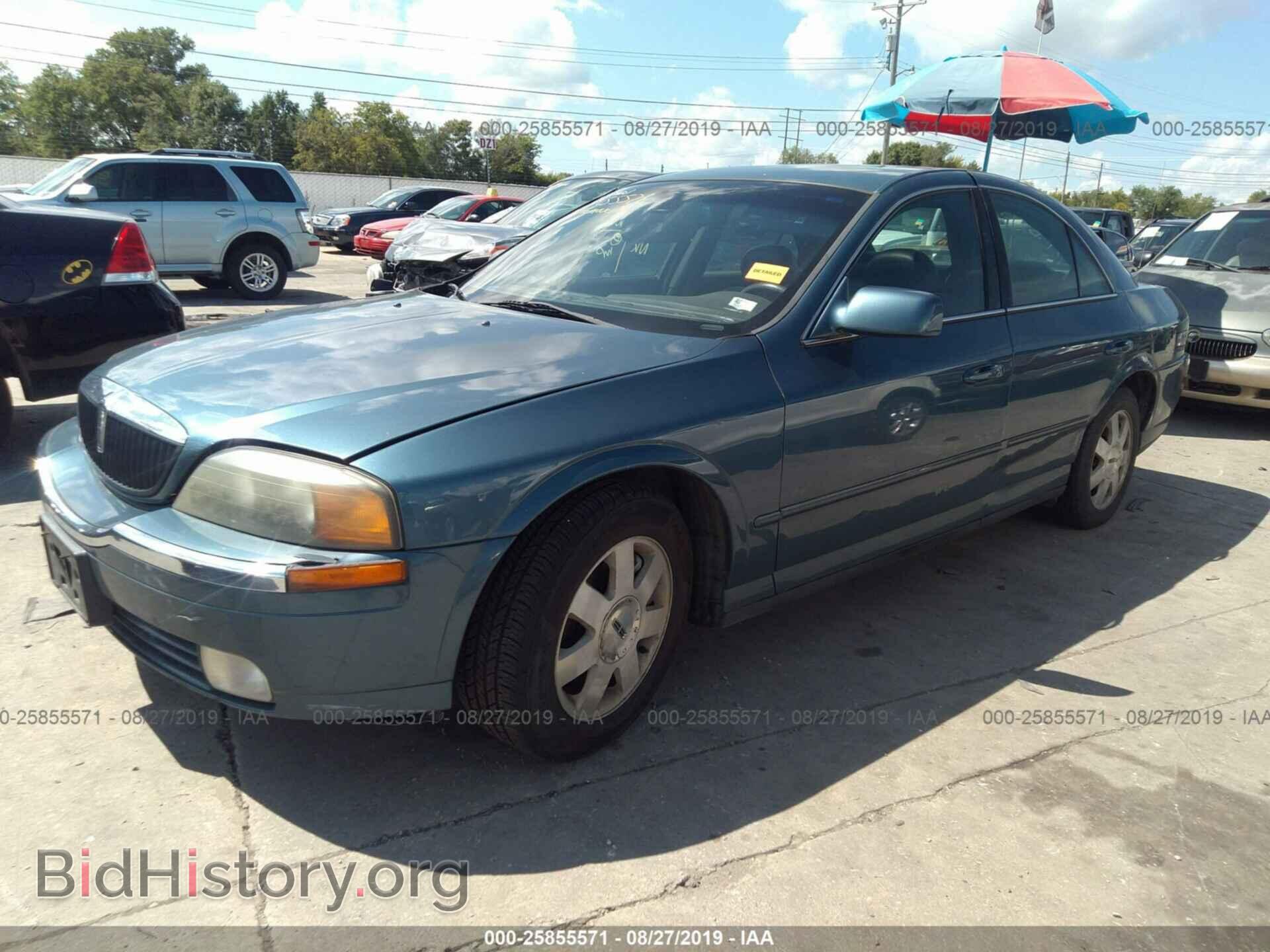 2002 LINCOLN LS - VIN: 1LNHM86S52Y620924 - Photo 2