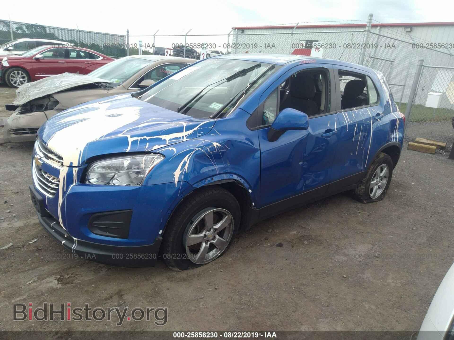 2016 CHEVROLET TRAX - VIN: KL7CJNSB1GB752274 - Фото 2
