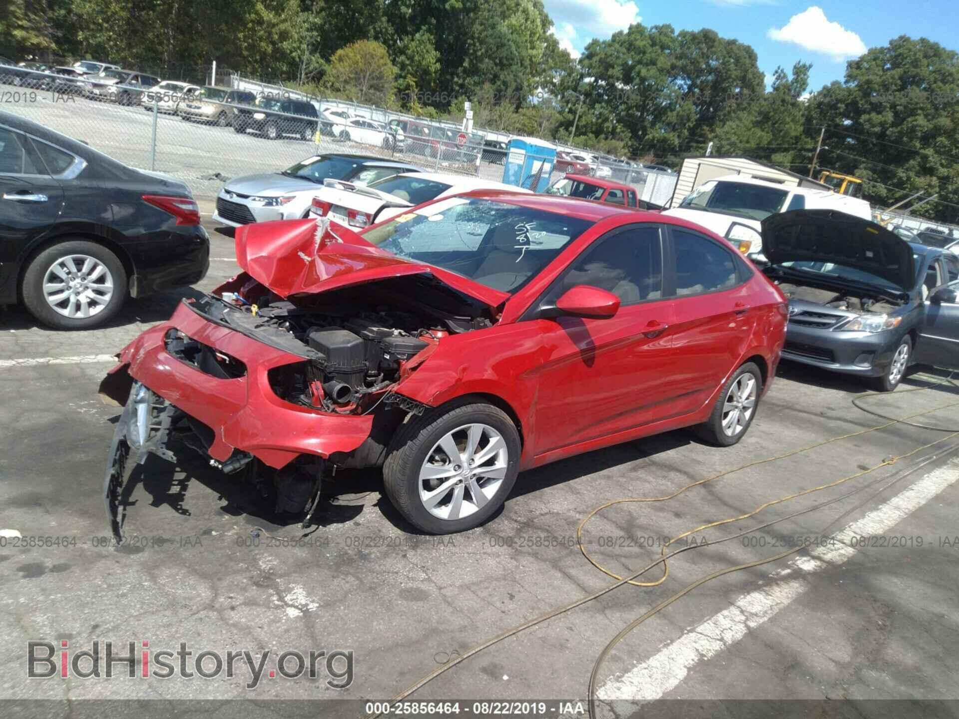 2014 HYUNDAI ACCENT - VIN: KMHCU4AE2EU770084 - Фото 2