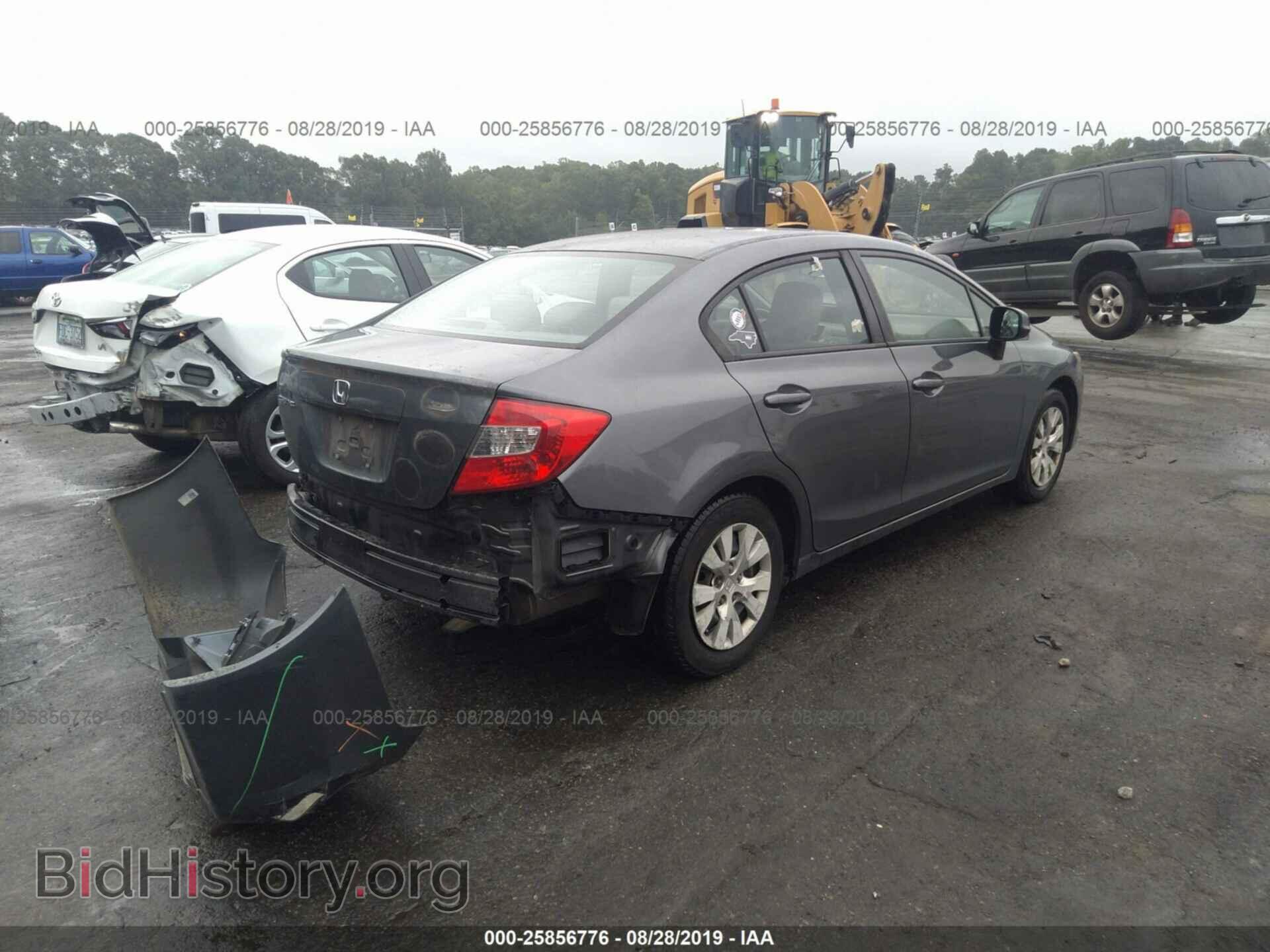 2012 HONDA CIVIC - VIN: 19XFB2F52CE106819 - Фото 4