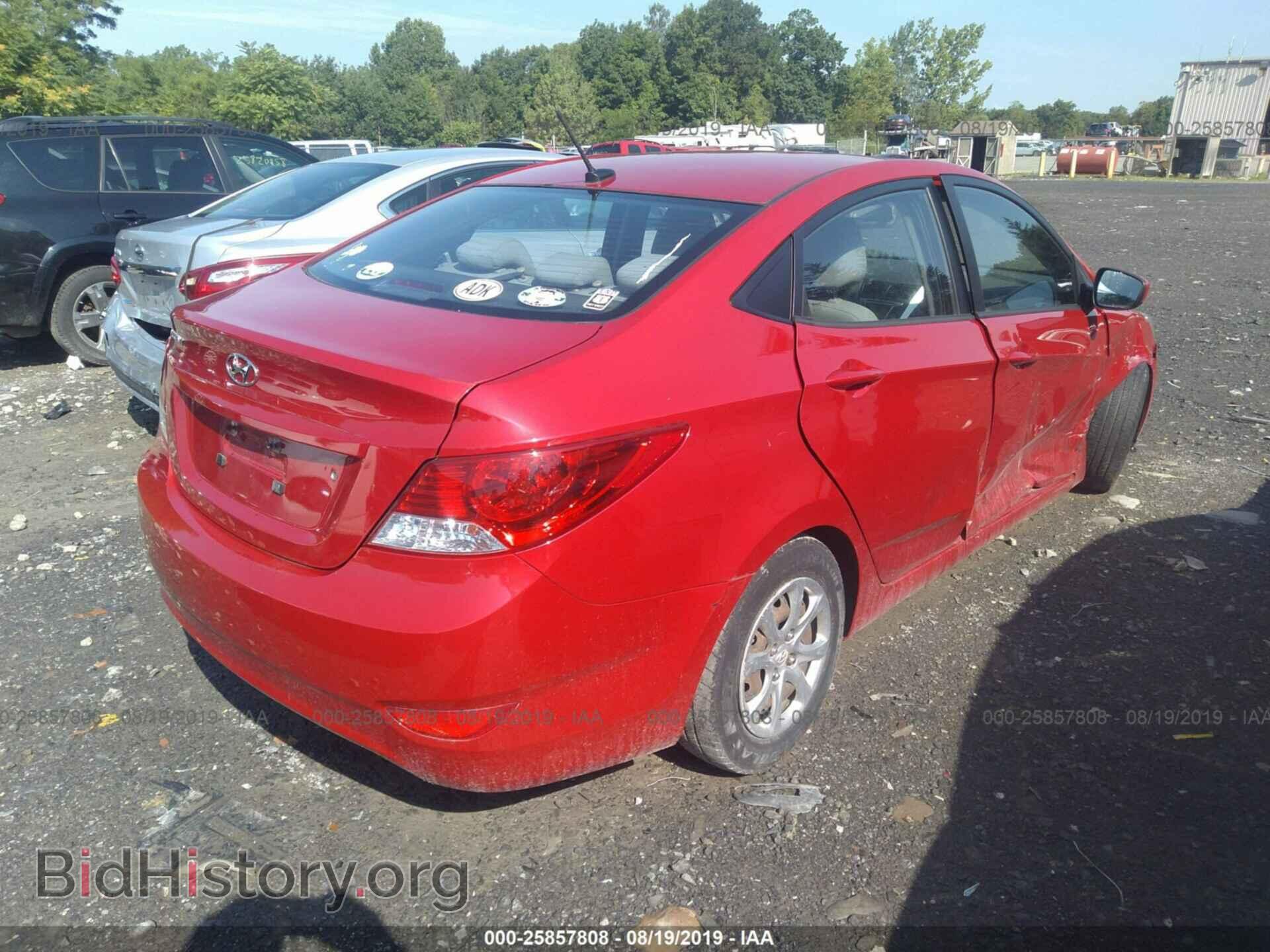 2013 HYUNDAI ACCENT - VIN: KMHCT4AE0DU408465 - Фото 4