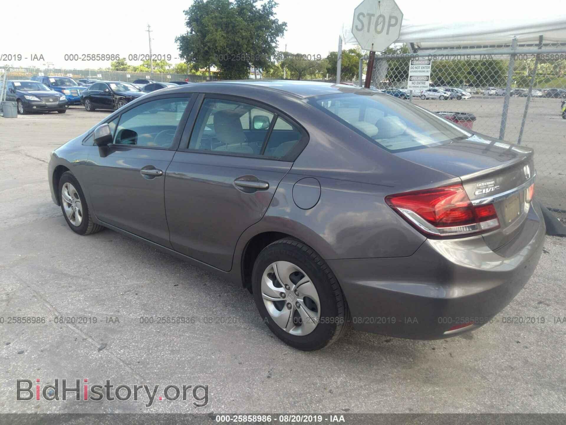 2013 HONDA CIVIC - VIN: 19XFB2F54DE068592 - Фото 3