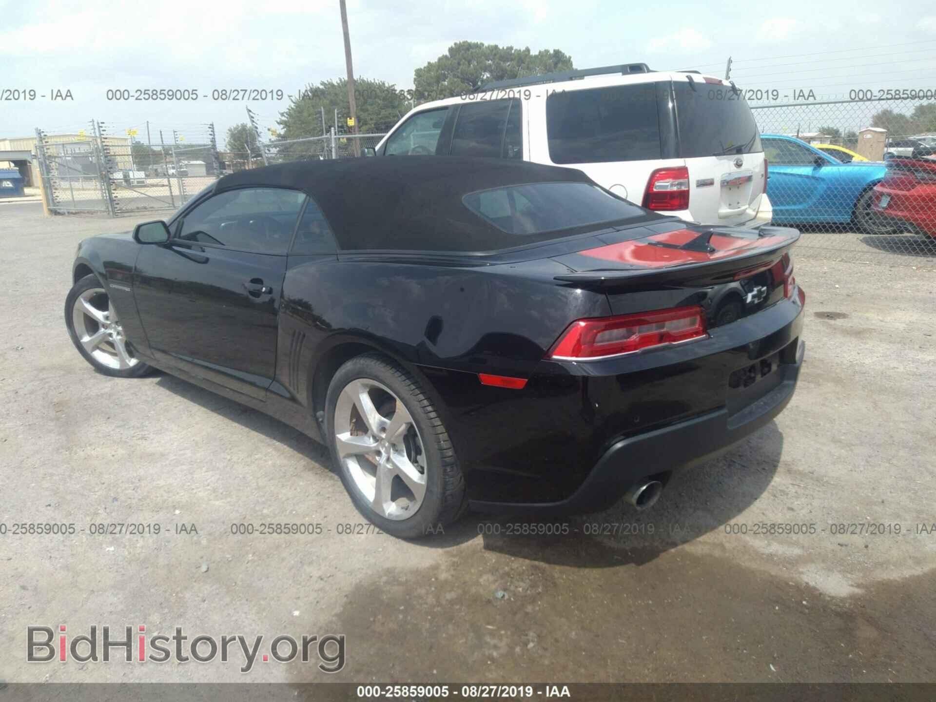 2014 CHEVROLET CAMARO - VIN: 2G1FB3D35E9177322 - Фото 3