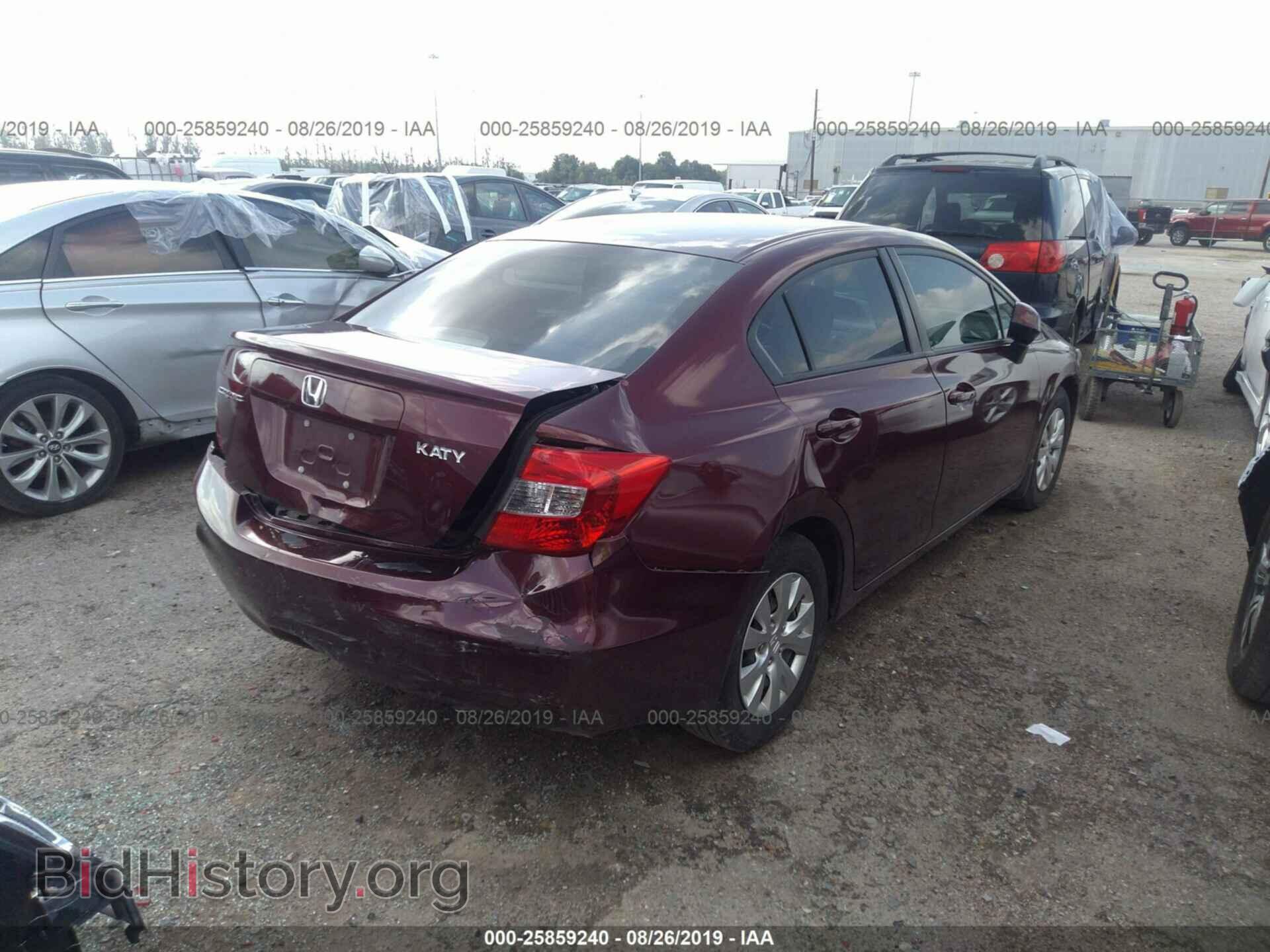 2012 HONDA CIVIC - VIN: 2HGFB2F54CH564951 - Photo 4
