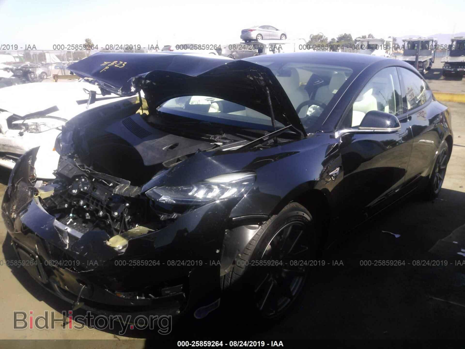 2019 TESLA MODEL 3 - VIN: 5YJ3E1EA3KF301646 - Фото 2