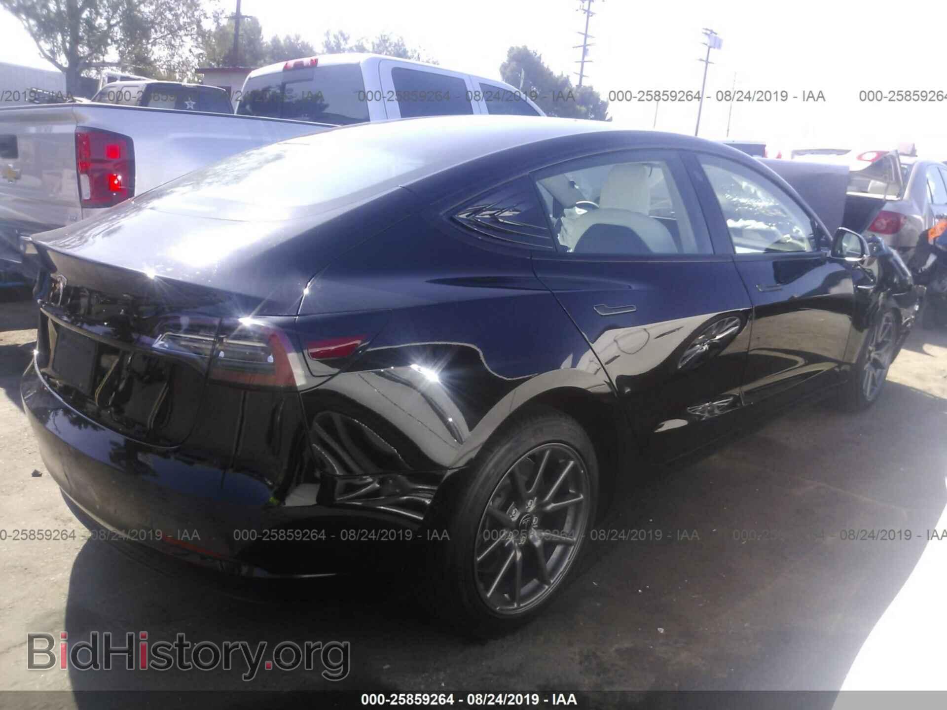 2019 TESLA MODEL 3 - VIN: 5YJ3E1EA3KF301646 - Фото 4