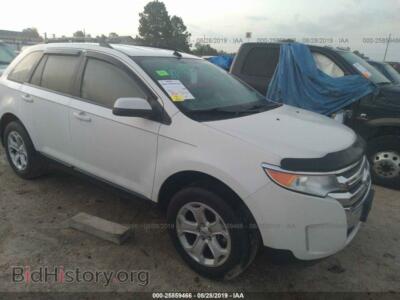 2013 Ford EDGE SEL, белый — VIN 2FMDK3JCXDBC66020, IAAI