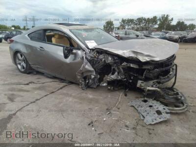 2015 Lexus RC 350, серо-стальной — VIN JTHSE5BC7F5004152, IAAI