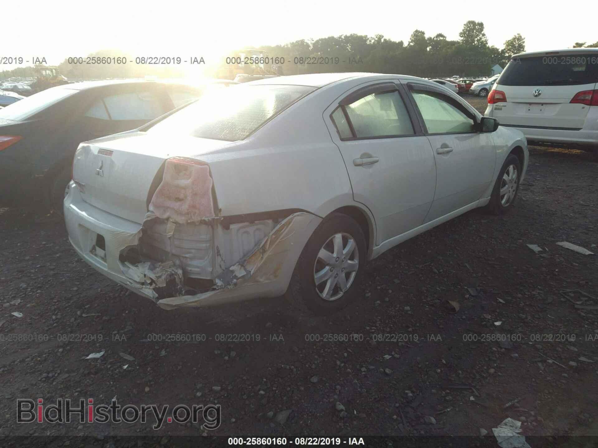2007 MITSUBISHI GALANT - VIN: 4A3AB36F47E065066 - Фото 4