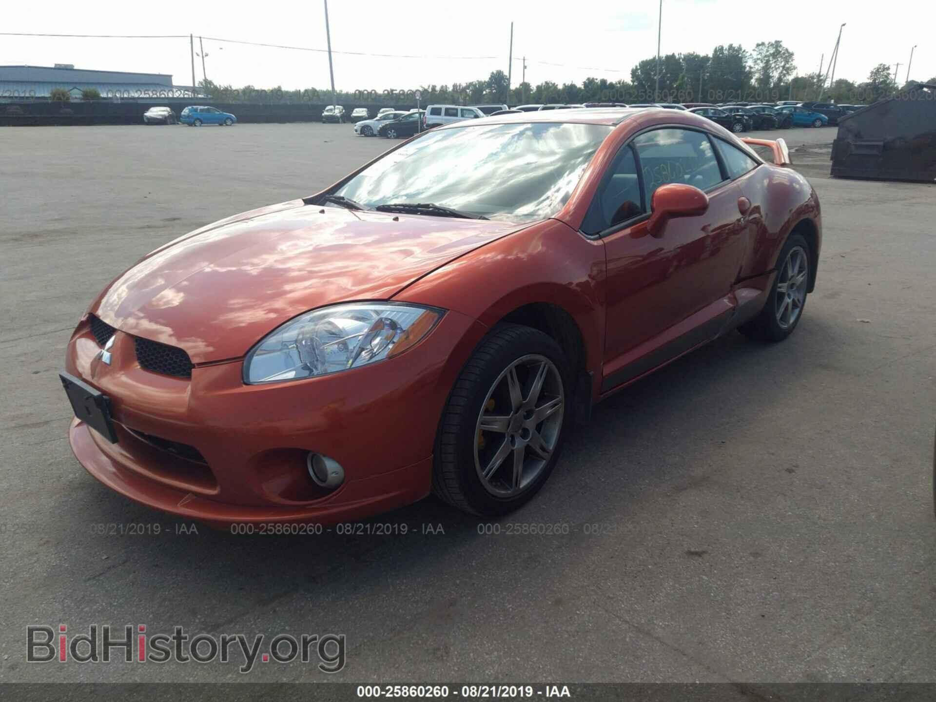 2008 MITSUBISHI ECLIPSE - VIN: 4A3AK64T78E024068 - Фото 2