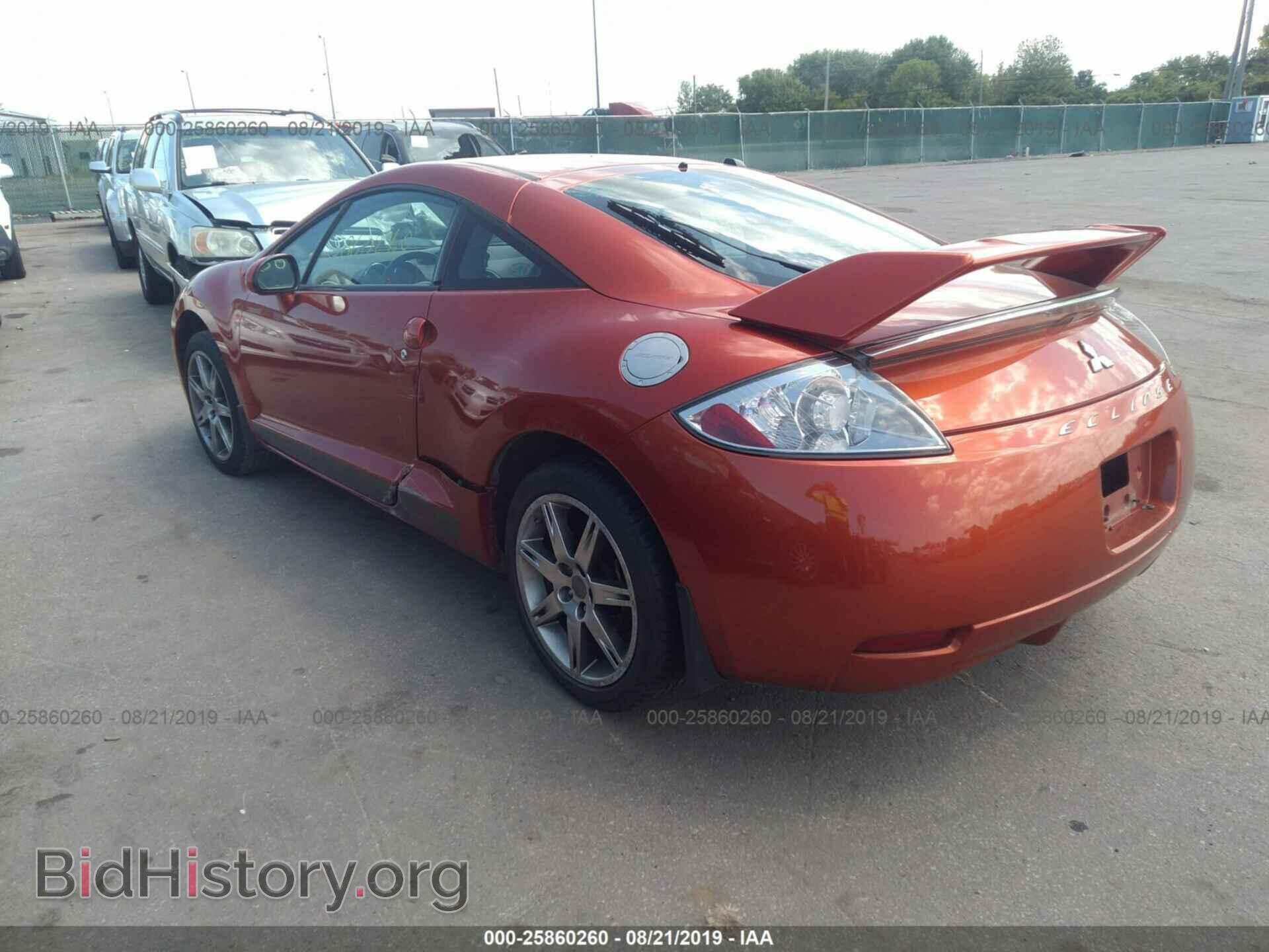 2008 MITSUBISHI ECLIPSE - VIN: 4A3AK64T78E024068 - Фото 3