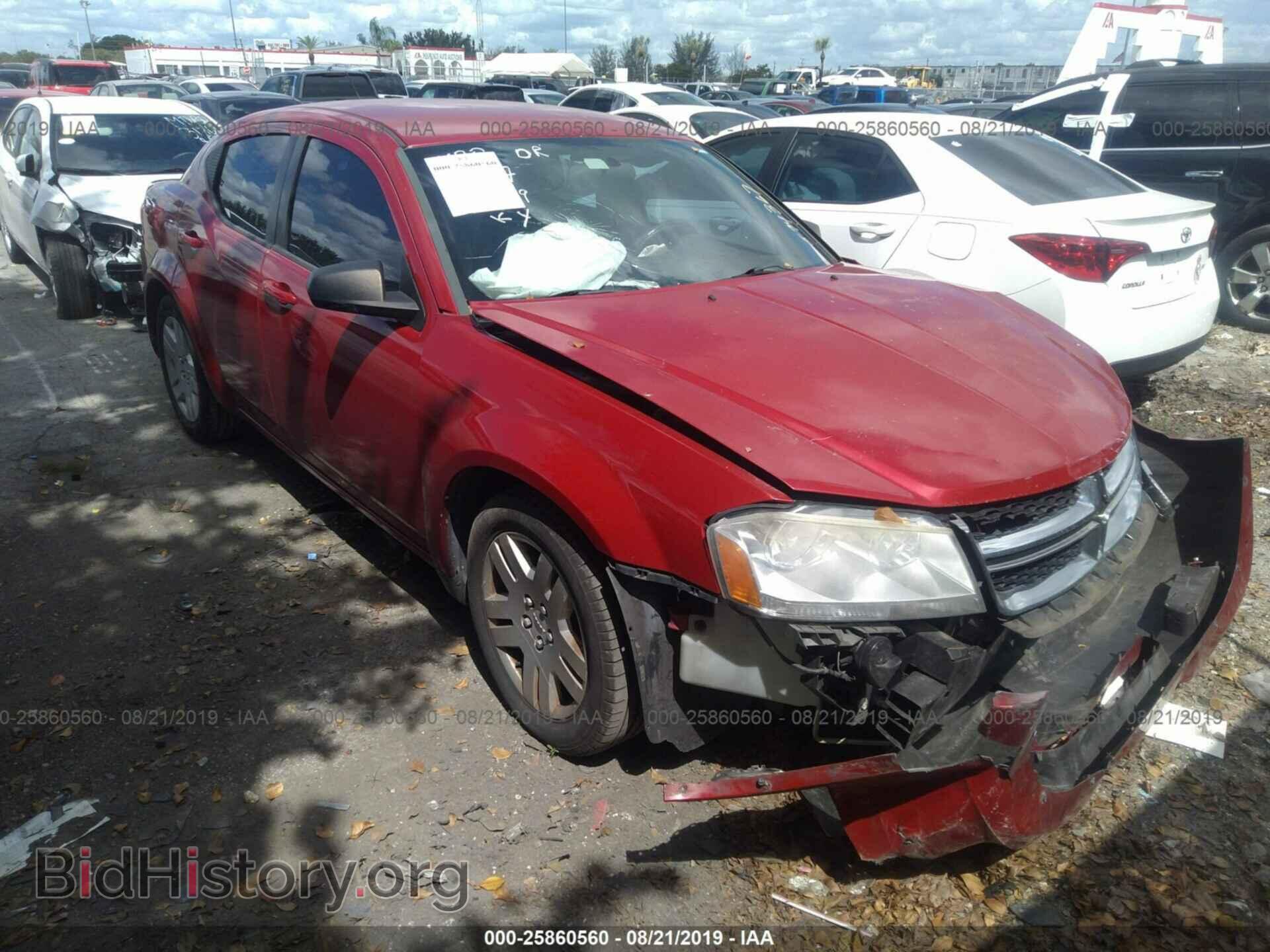 Photo 1C3CDZAB4DN594367 - DODGE AVENGER 2013
