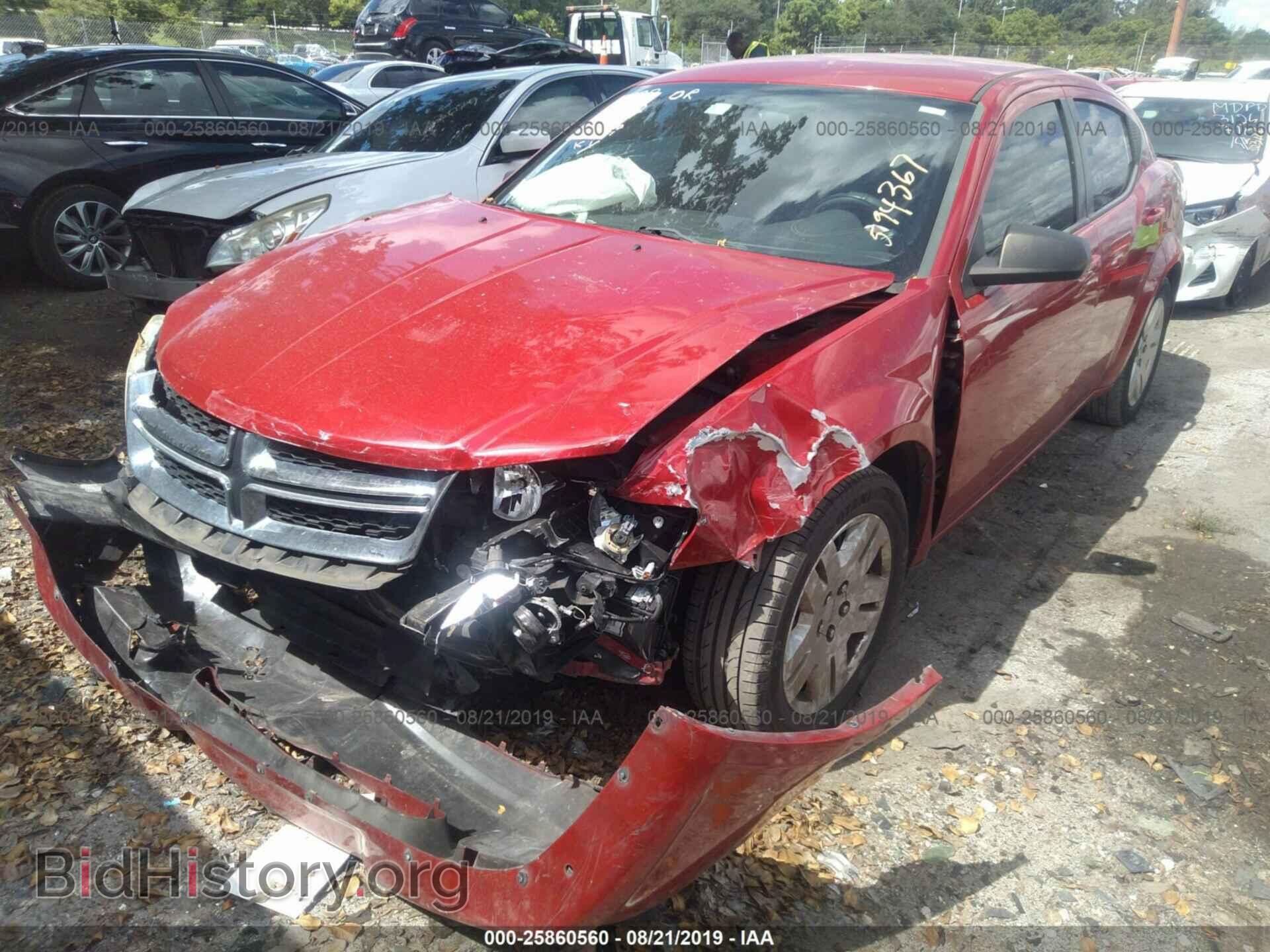 2013 DODGE AVENGER - VIN: 1C3CDZAB4DN594367 - Photo 2