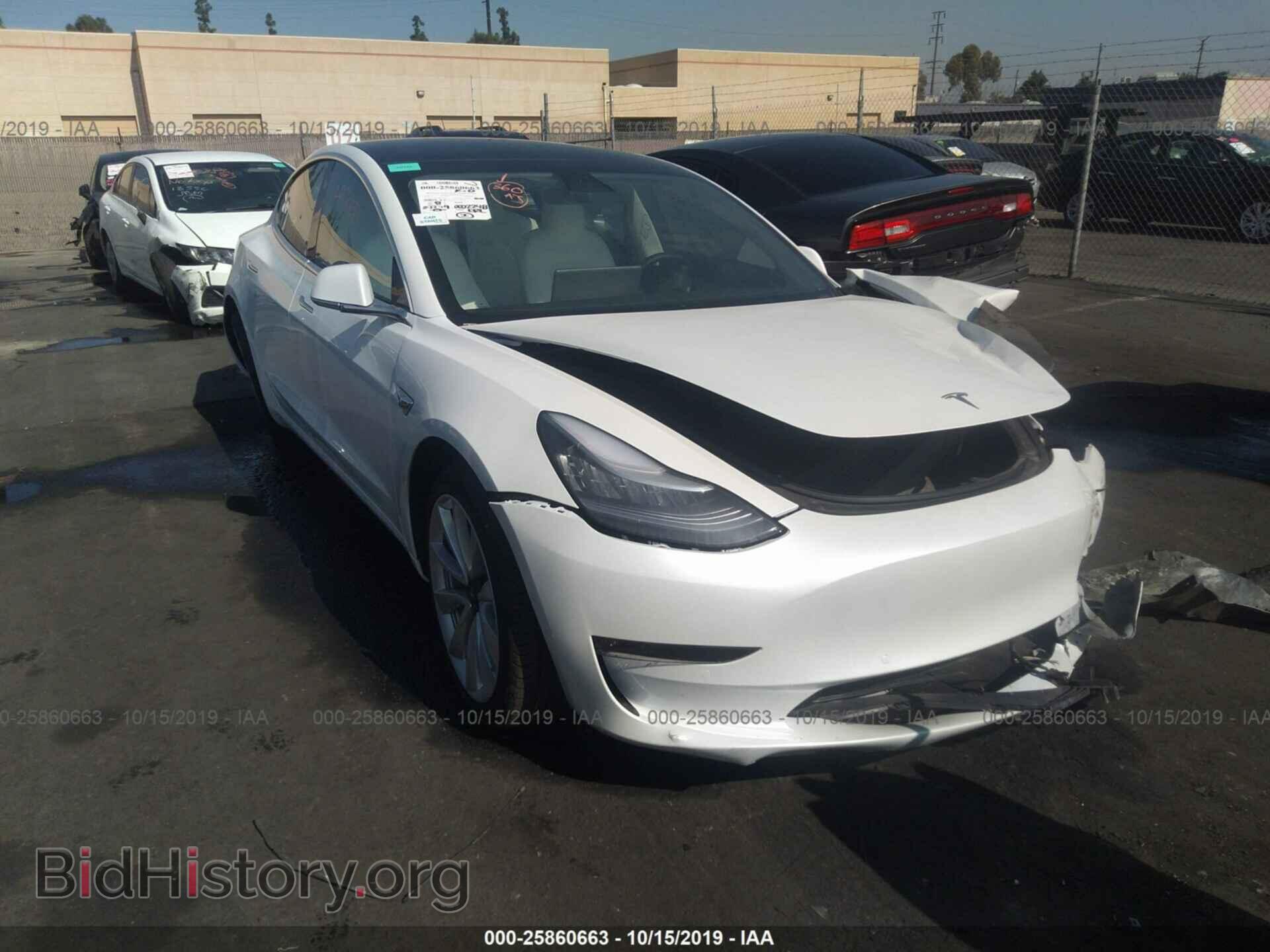 Фотография 5YJ3E1EA2KF313030 - TESLA MODEL 3 2019