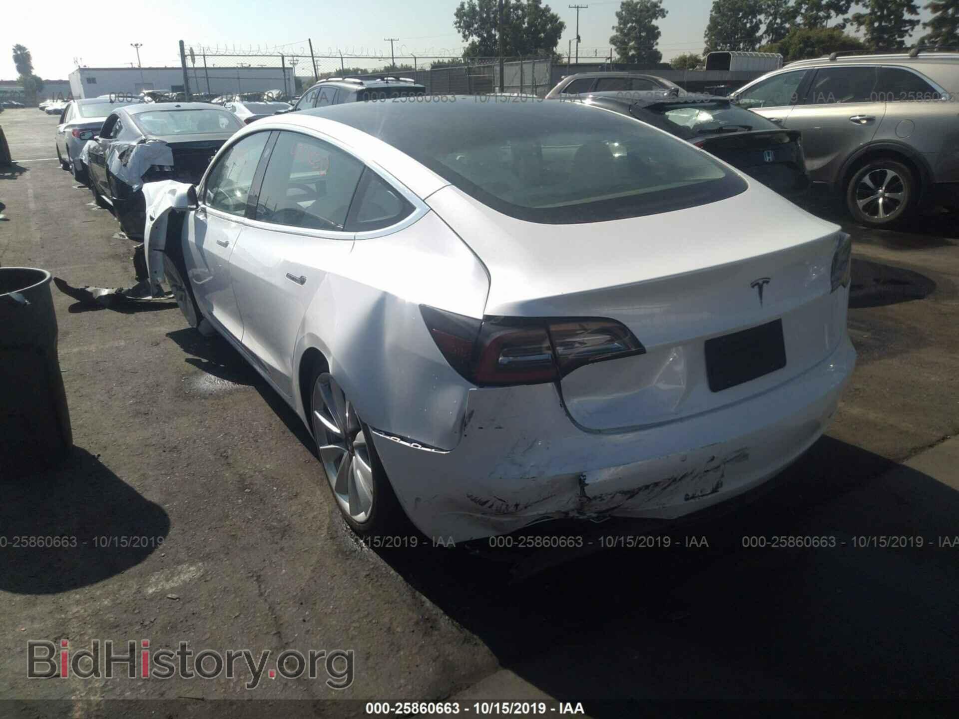 2019 TESLA MODEL 3 - VIN: 5YJ3E1EA2KF313030 - Photo 3