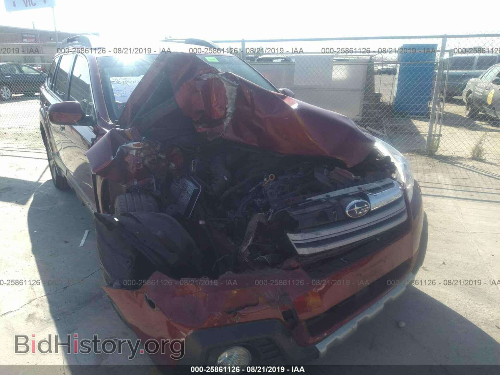 Фотография 4S4BRBLC6E3325964 - SUBARU OUTBACK 2014