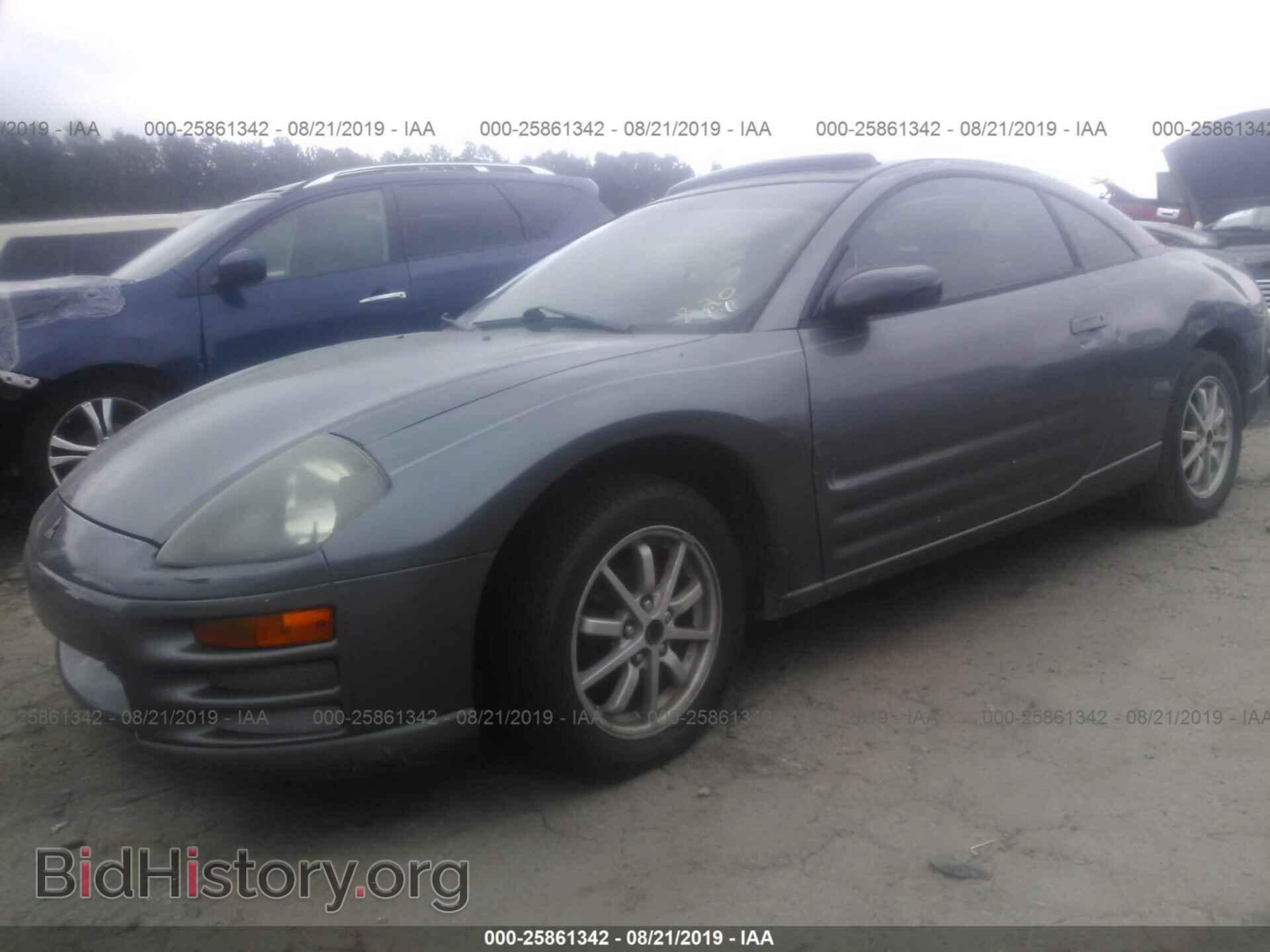 2002 MITSUBISHI ECLIPSE - VIN: 4A3AC44G52E030656 - Фото 2