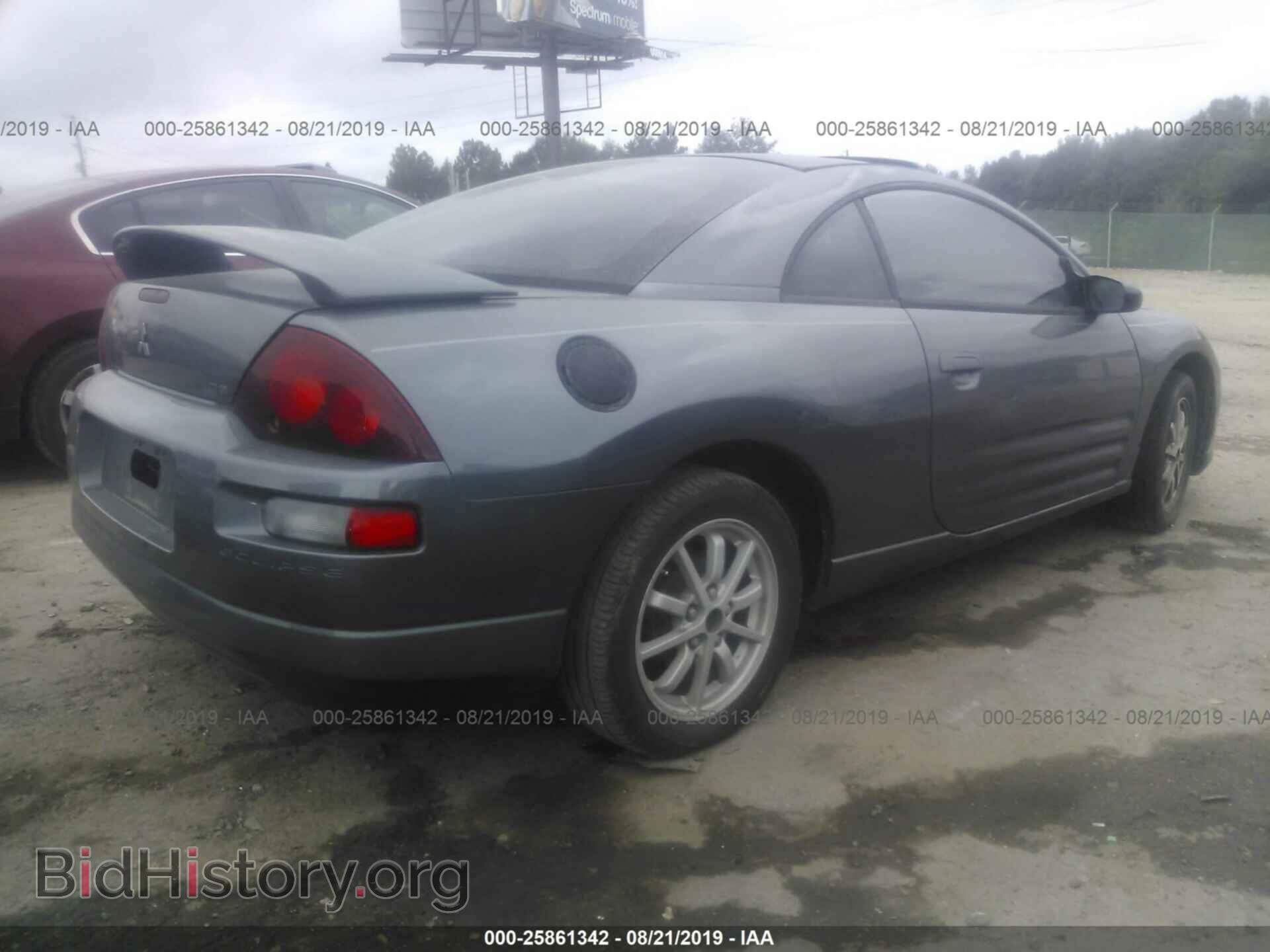 2002 MITSUBISHI ECLIPSE - VIN: 4A3AC44G52E030656 - Фото 4