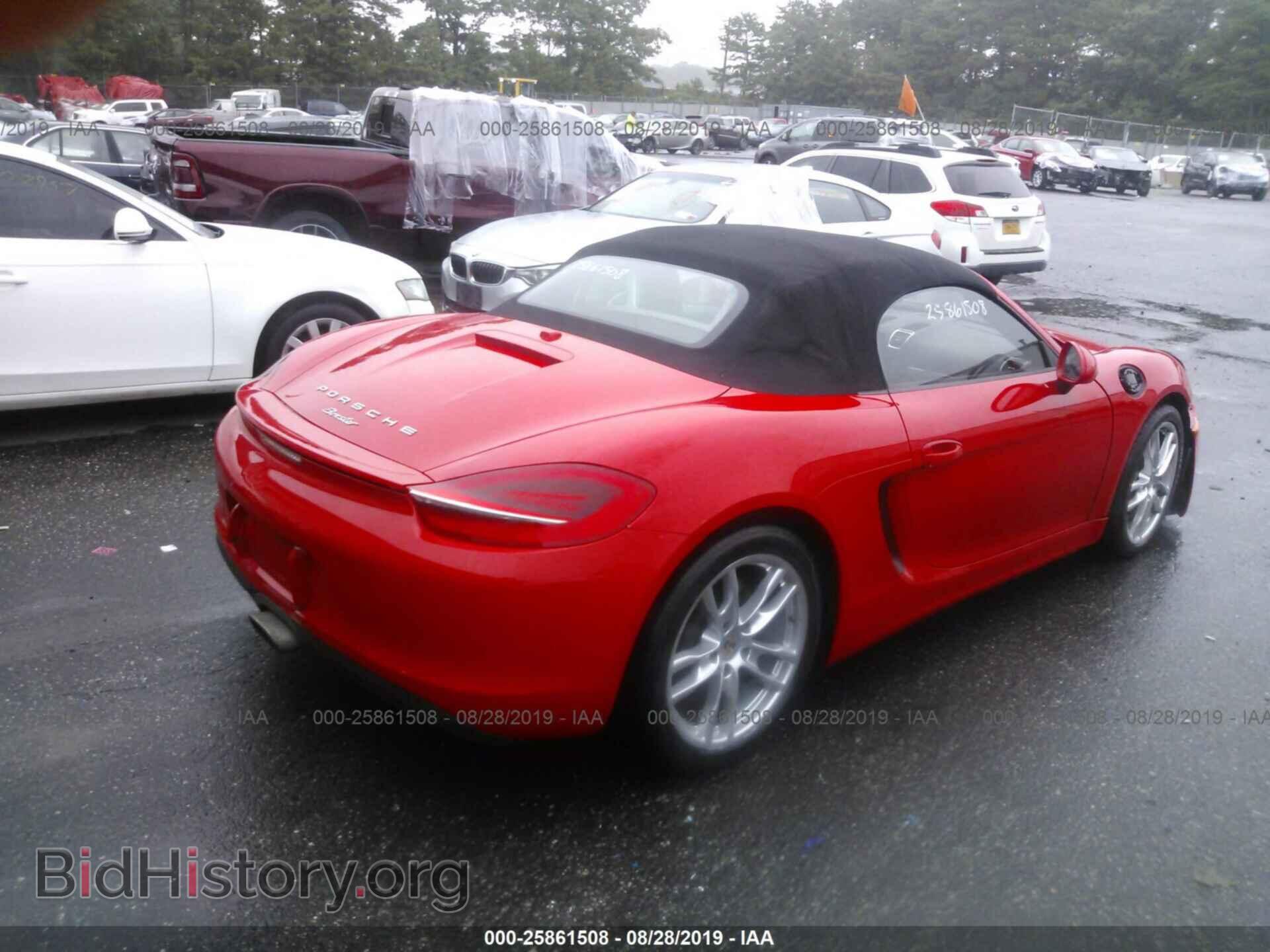 2014 PORSCHE BOXSTER - VIN: WP0CA2A87ES120965 - Фото 4