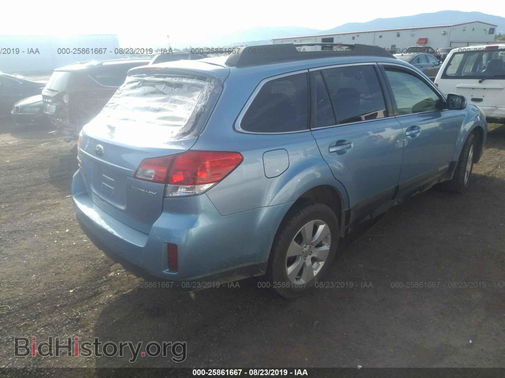 2011 SUBARU OUTBACK - VIN: 4S4BRCKC1B3316480 - Фото 4