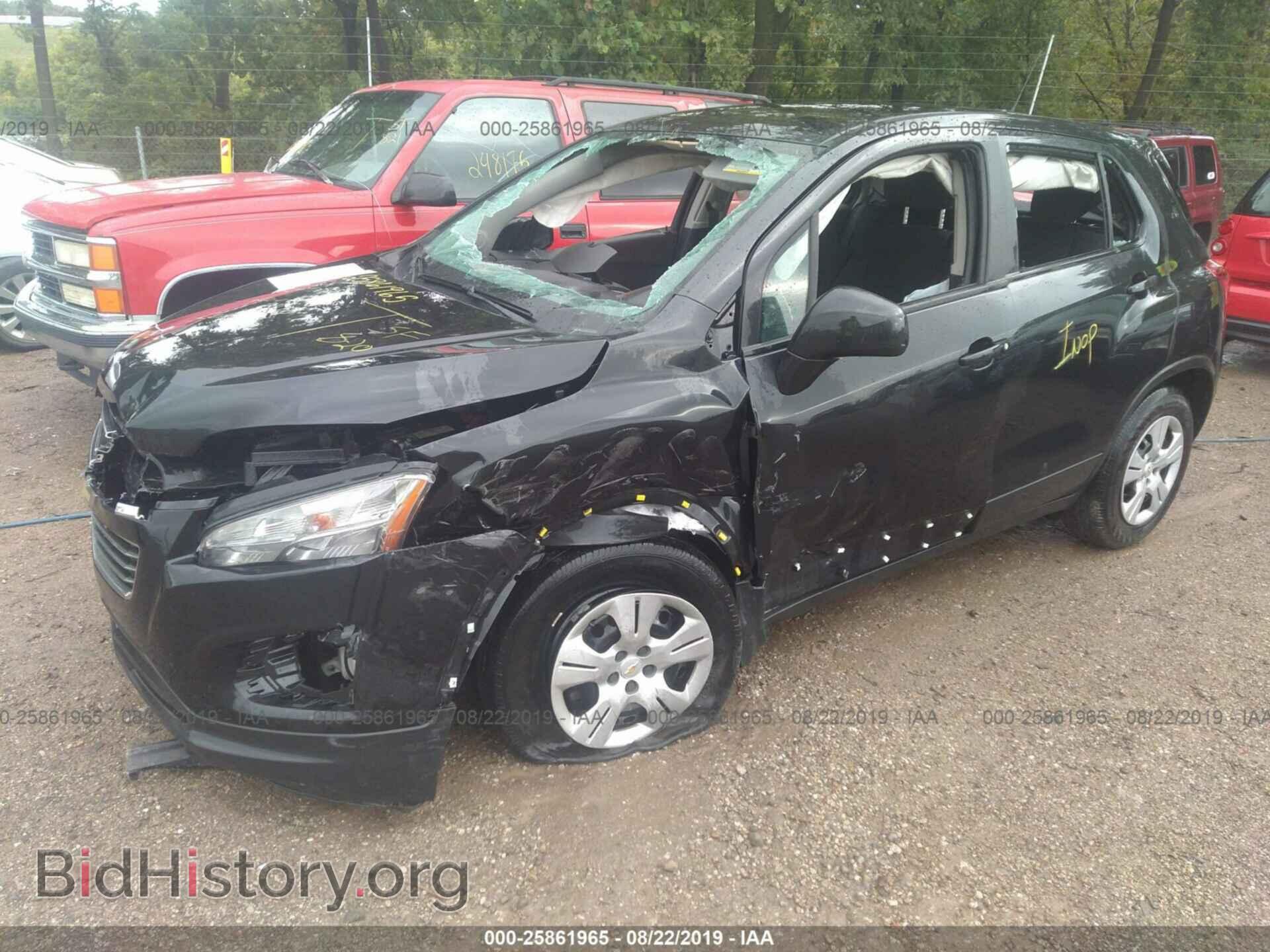 2015 CHEVROLET TRAX - VIN: KL7CJKSB1FB206748 - Фото 2