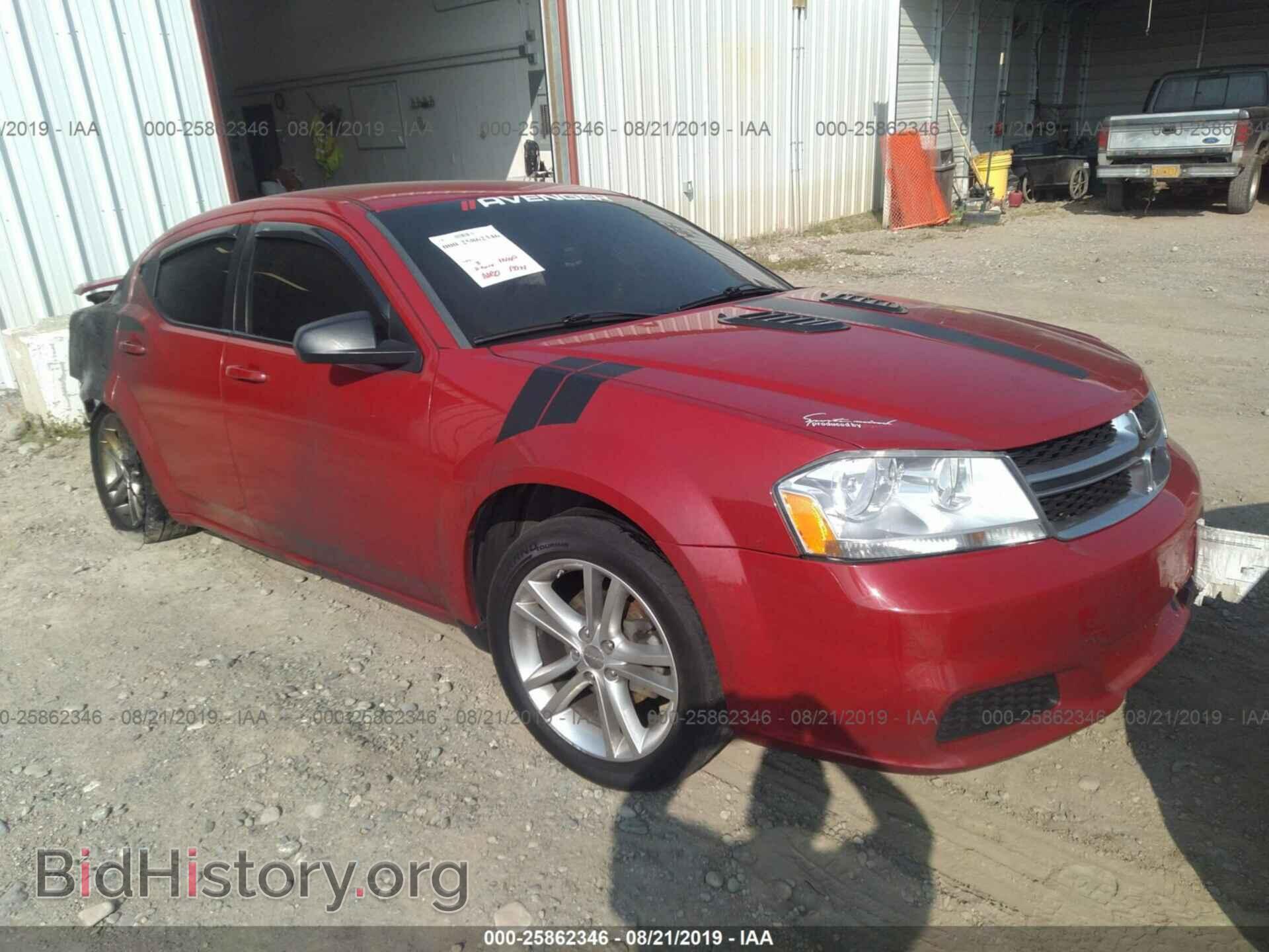 Photo 1C3CDZAG9CN281213 - DODGE AVENGER 2012