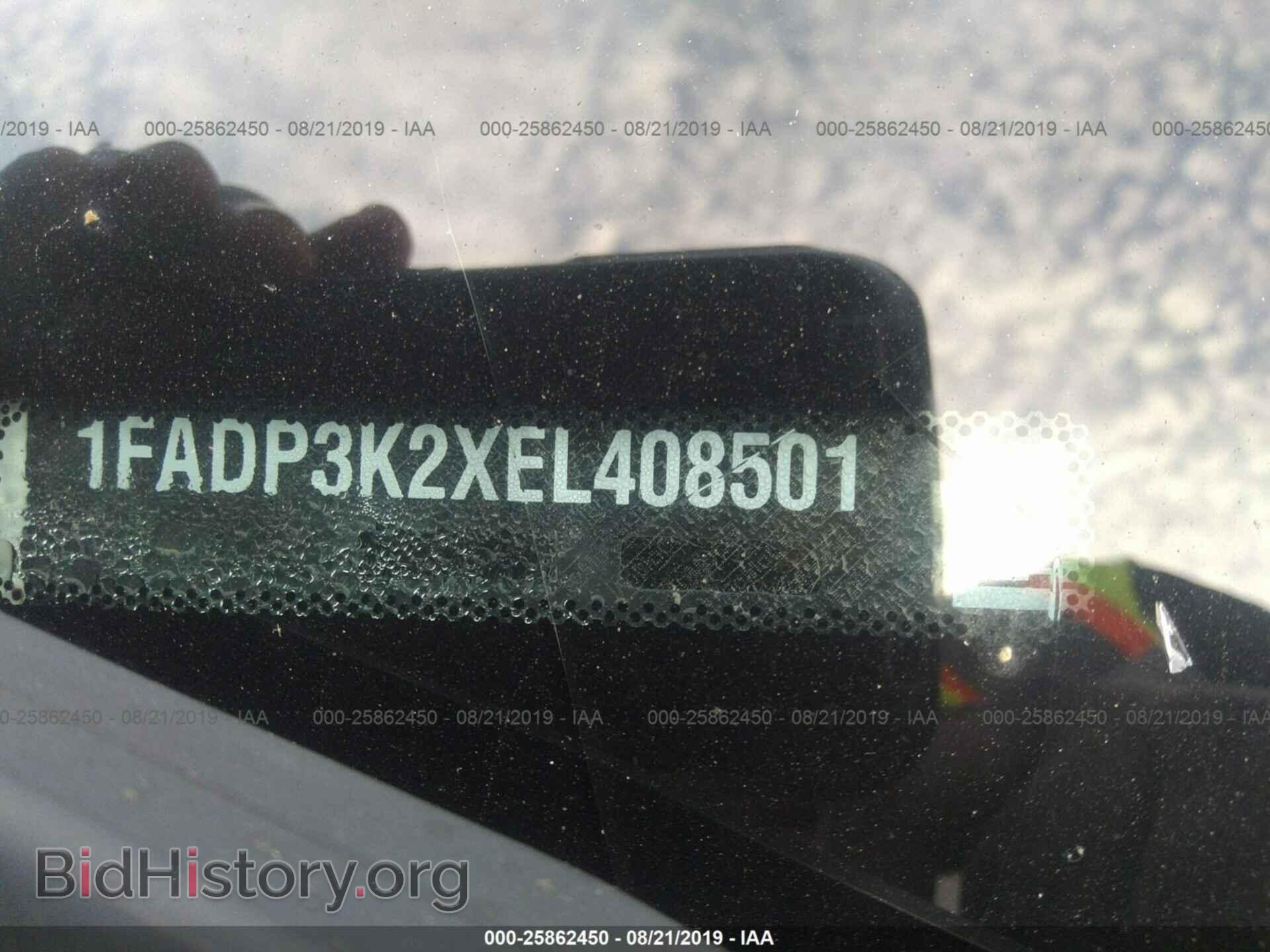 2014 FORD FOCUS - VIN: 1FADP3K2XEL408501 - Фото 9